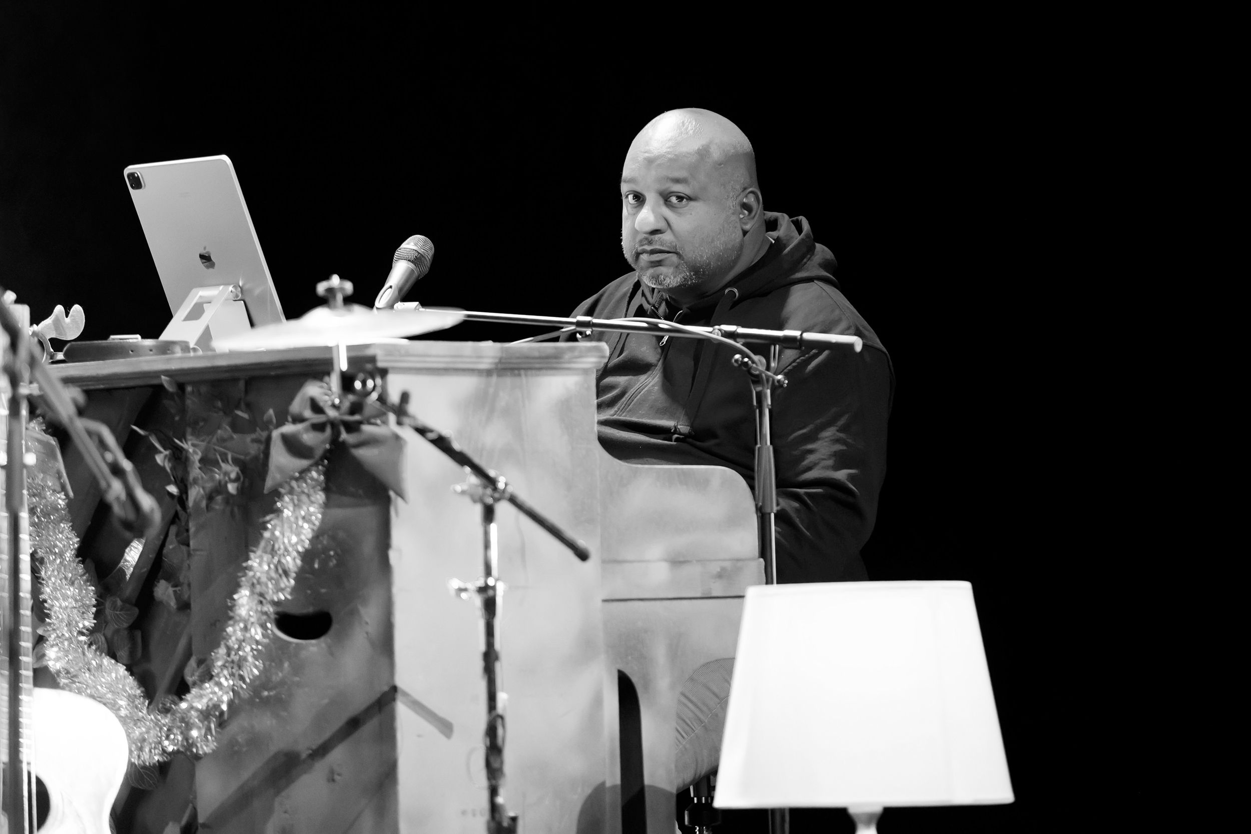 Unplugged Christmas i Linköping konsert och kongress. Med Peter Johansson, Bruno Mitsogiannis, Matilda Grün och Petra Wahlgren.