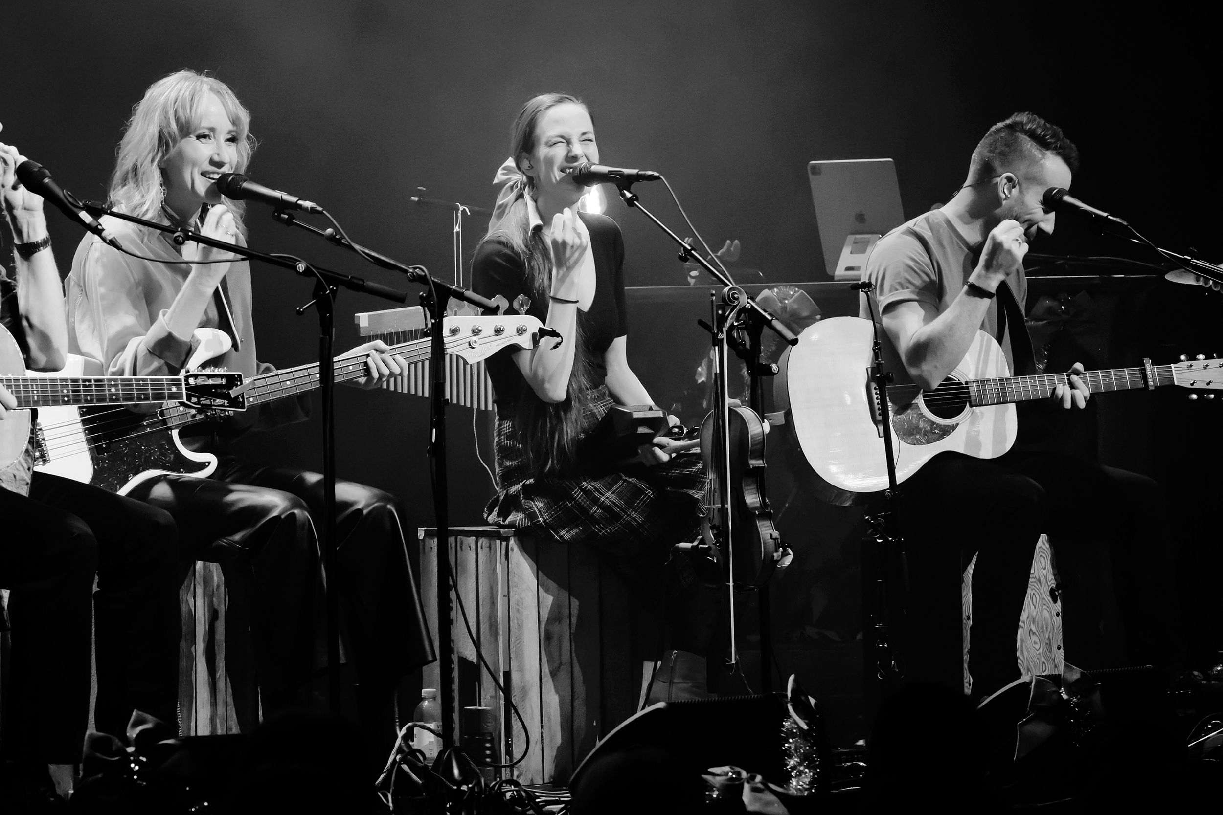 Unplugged Christmas i Linköping konsert och kongress. Med Peter Johansson, Bruno Mitsogiannis, Matilda Grün och Petra Wahlgren.