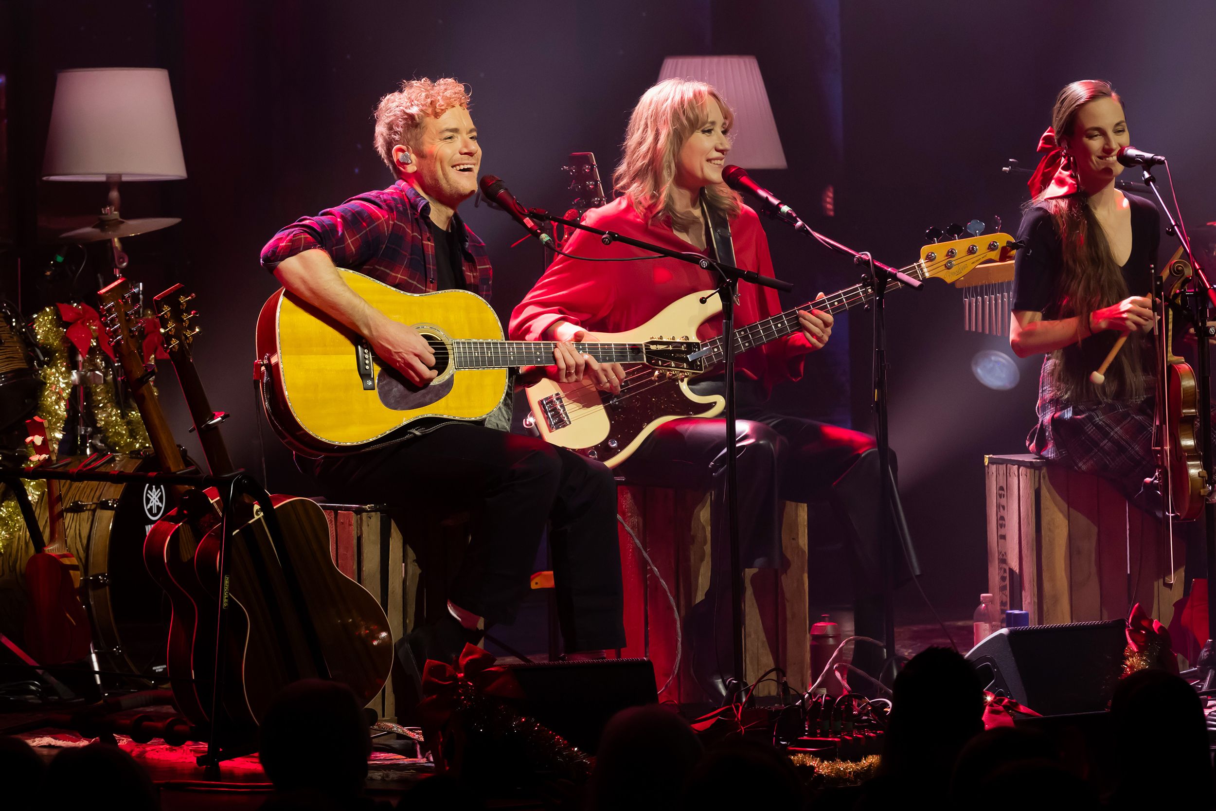 Unplugged Christmas i Linköping konsert och kongress. Med Peter Johansson, Bruno Mitsogiannis, Matilda Grün och Petra Wahlgren.