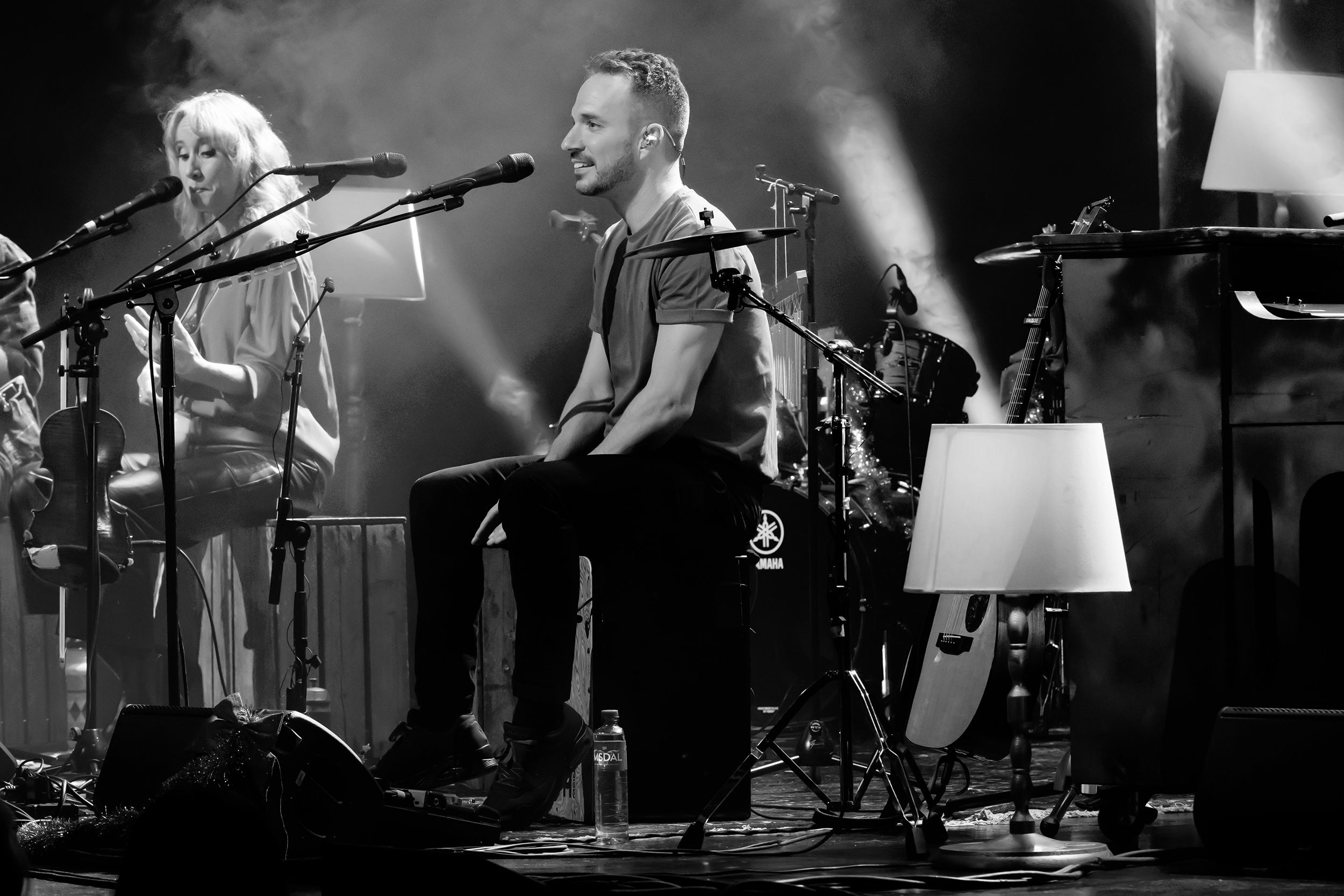 Unplugged Christmas i Linköping konsert och kongress. Med Peter Johansson, Bruno Mitsogiannis, Matilda Grün och Petra Wahlgren.
