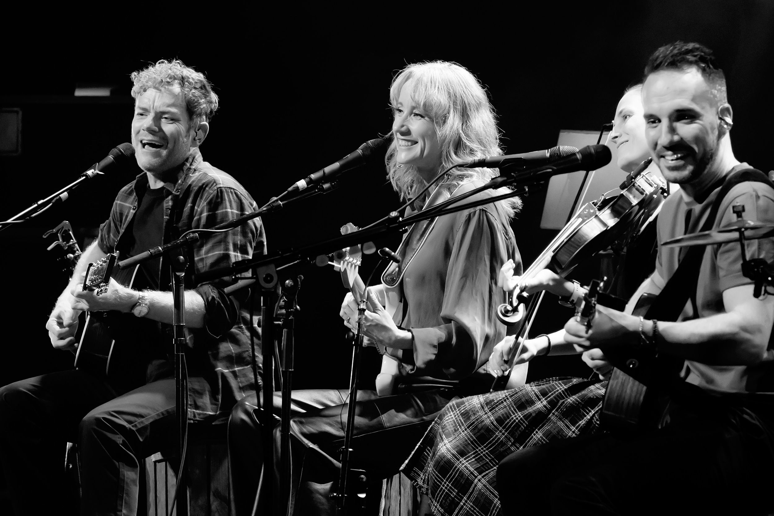 Unplugged Christmas i Linköping konsert och kongress. Med Peter Johansson, Bruno Mitsogiannis, Matilda Grün och Petra Wahlgren.
