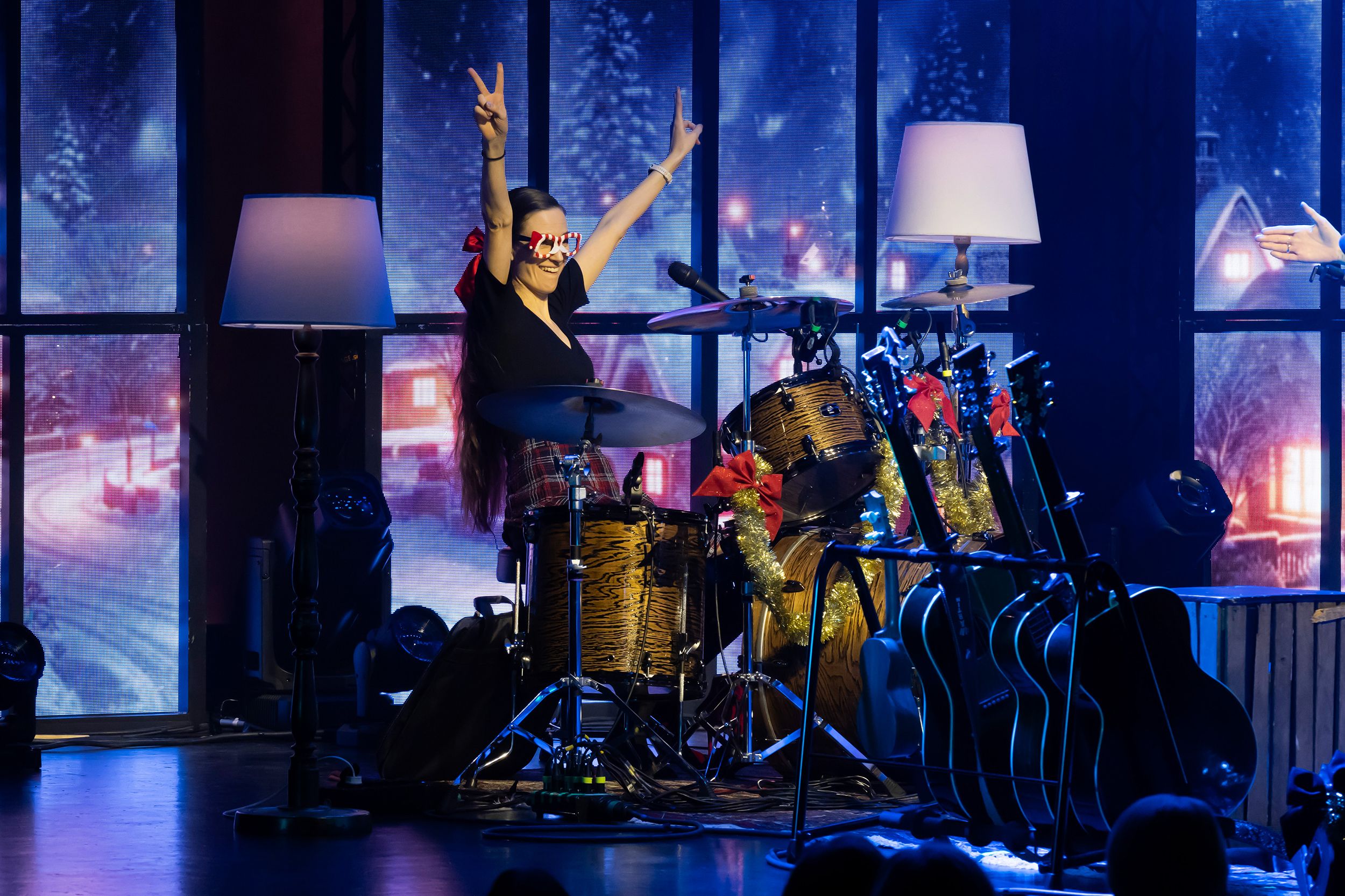 Unplugged Christmas i Linköping konsert och kongress. Med Peter Johansson, Bruno Mitsogiannis, Matilda Grün och Petra Wahlgren.