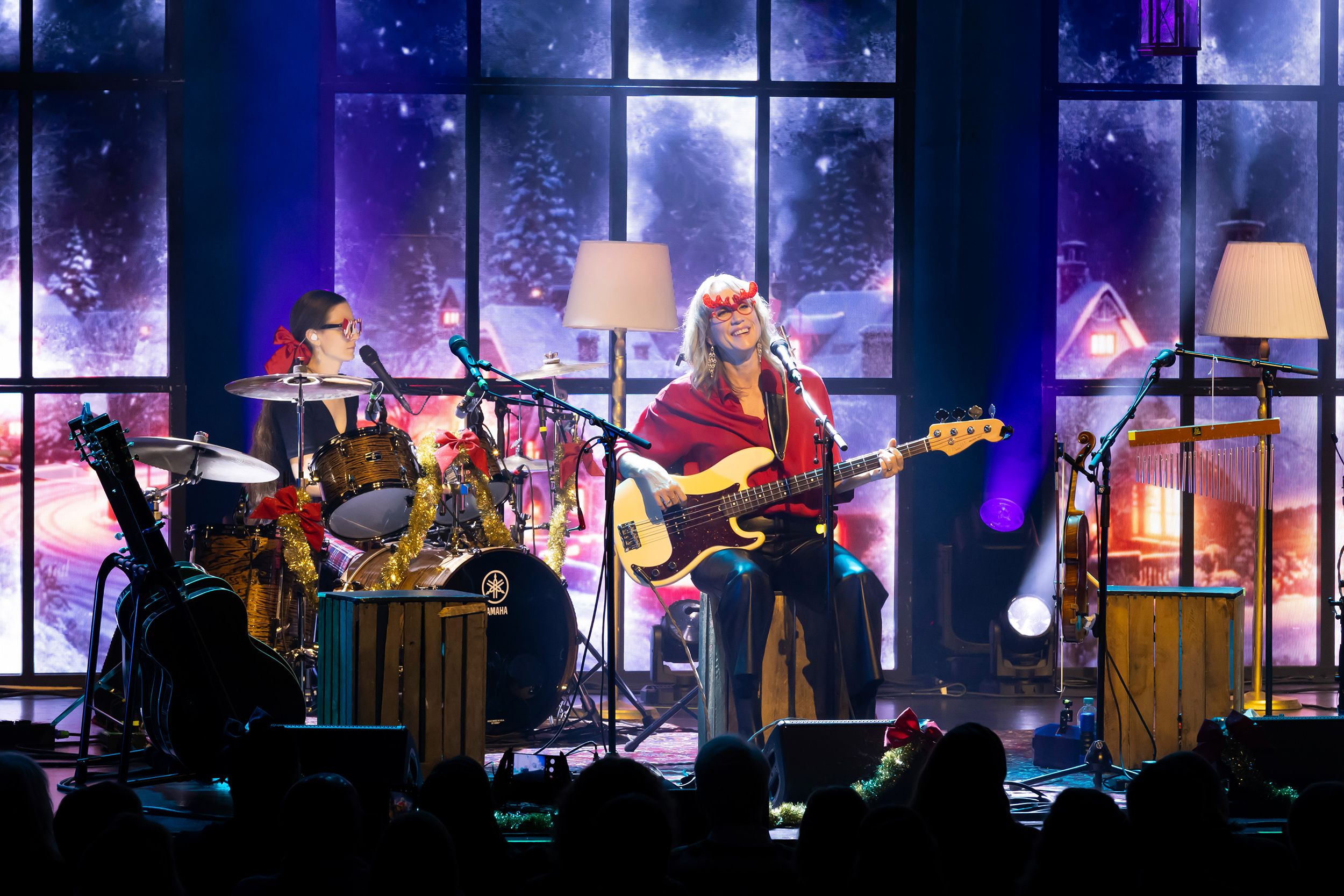 Unplugged Christmas i Linköping konsert och kongress. Med Peter Johansson, Bruno Mitsogiannis, Matilda Grün och Petra Wahlgren.