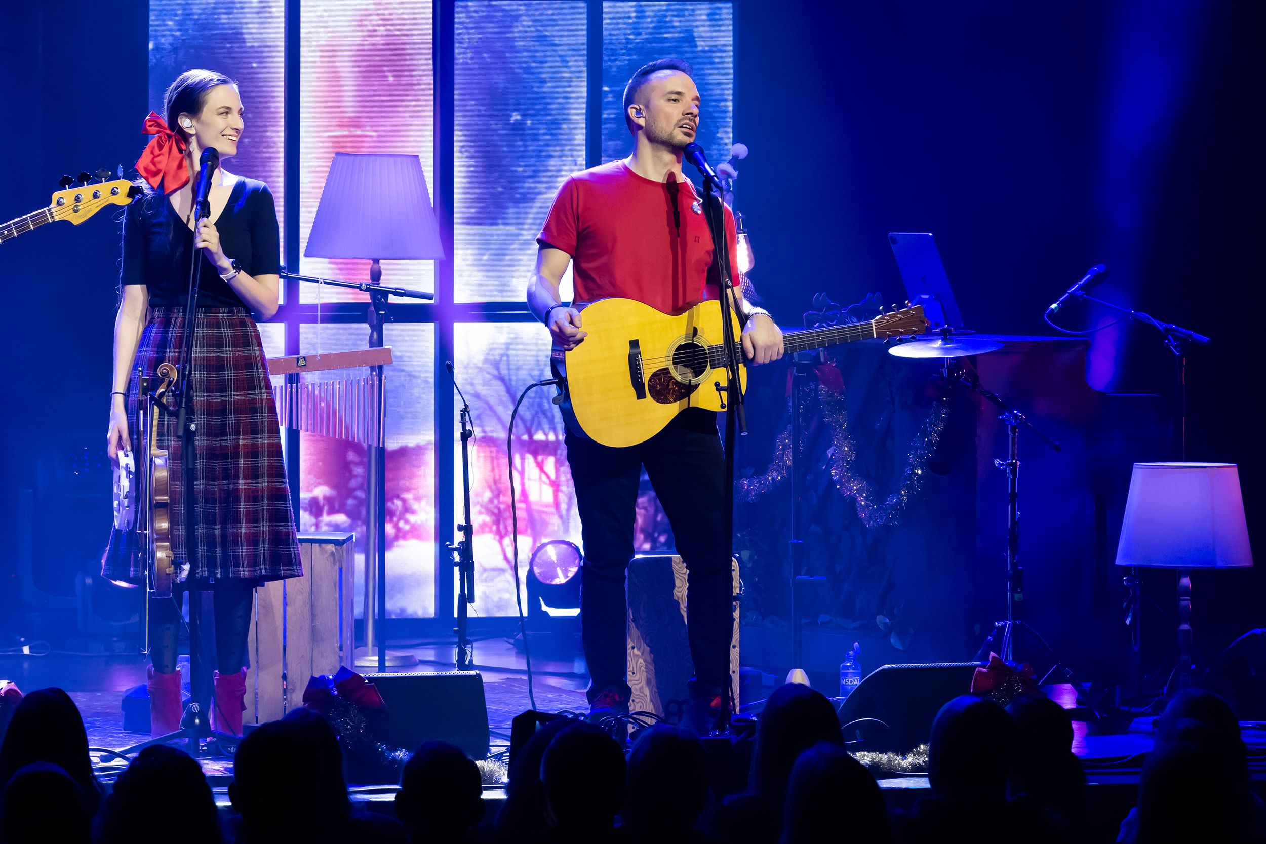 Unplugged Christmas i Linköping konsert och kongress. Med Peter Johansson, Bruno Mitsogiannis, Matilda Grün och Petra Wahlgren.