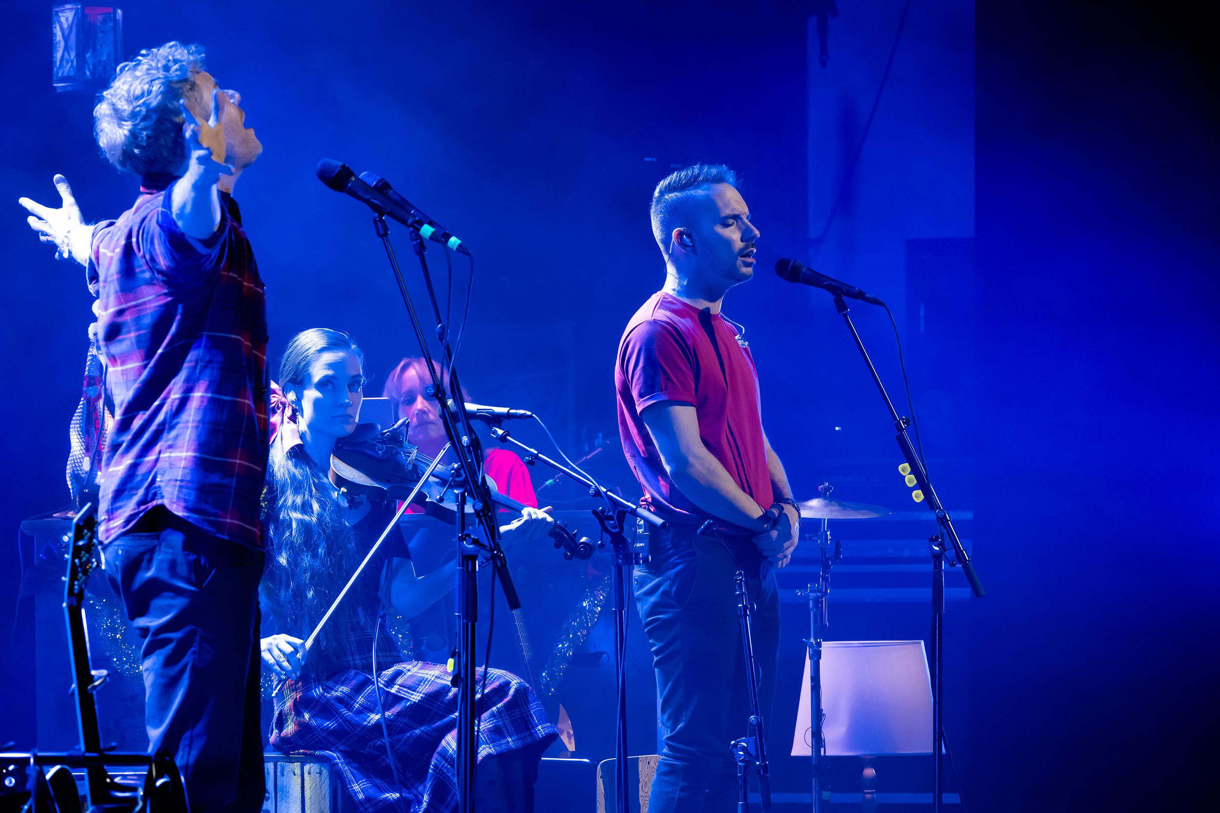 Unplugged Christmas i Linköping konsert och kongress. Med Peter Johansson, Bruno Mitsogiannis, Matilda Grün och Petra Wahlgren.