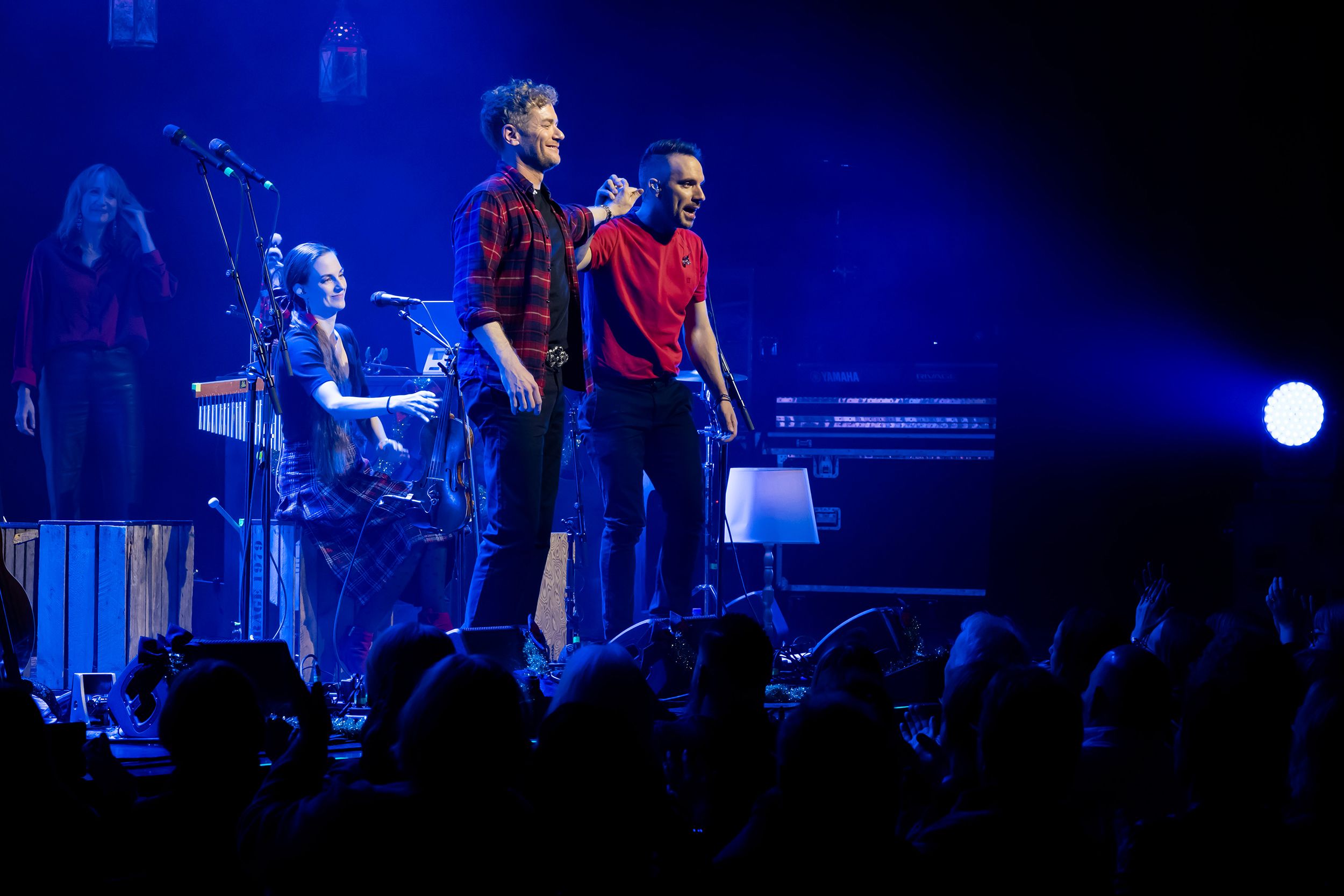 Unplugged Christmas i Linköping konsert och kongress. Med Peter Johansson, Bruno Mitsogiannis, Matilda Grün och Petra Wahlgren.