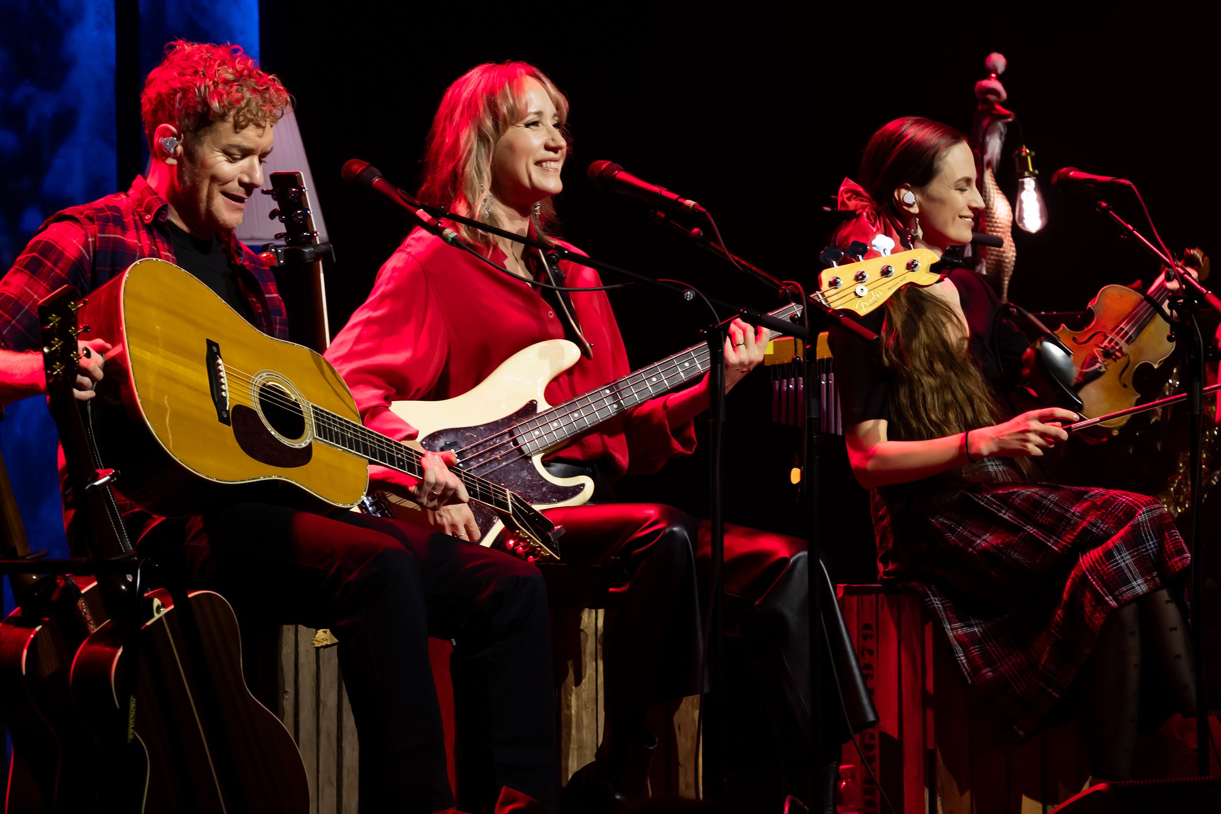Unplugged Christmas i Linköping konsert och kongress. Med Peter Johansson, Bruno Mitsogiannis, Matilda Grün och Petra Wahlgren.