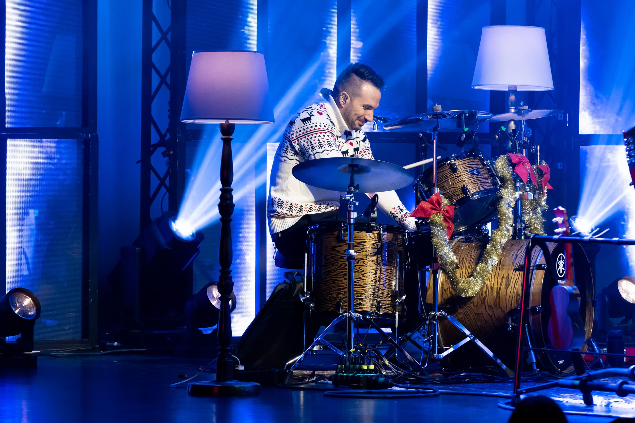 Unplugged Christmas i Linköping konsert och kongress. Med Peter Johansson, Bruno Mitsogiannis, Matilda Grün och Petra Wahlgren.