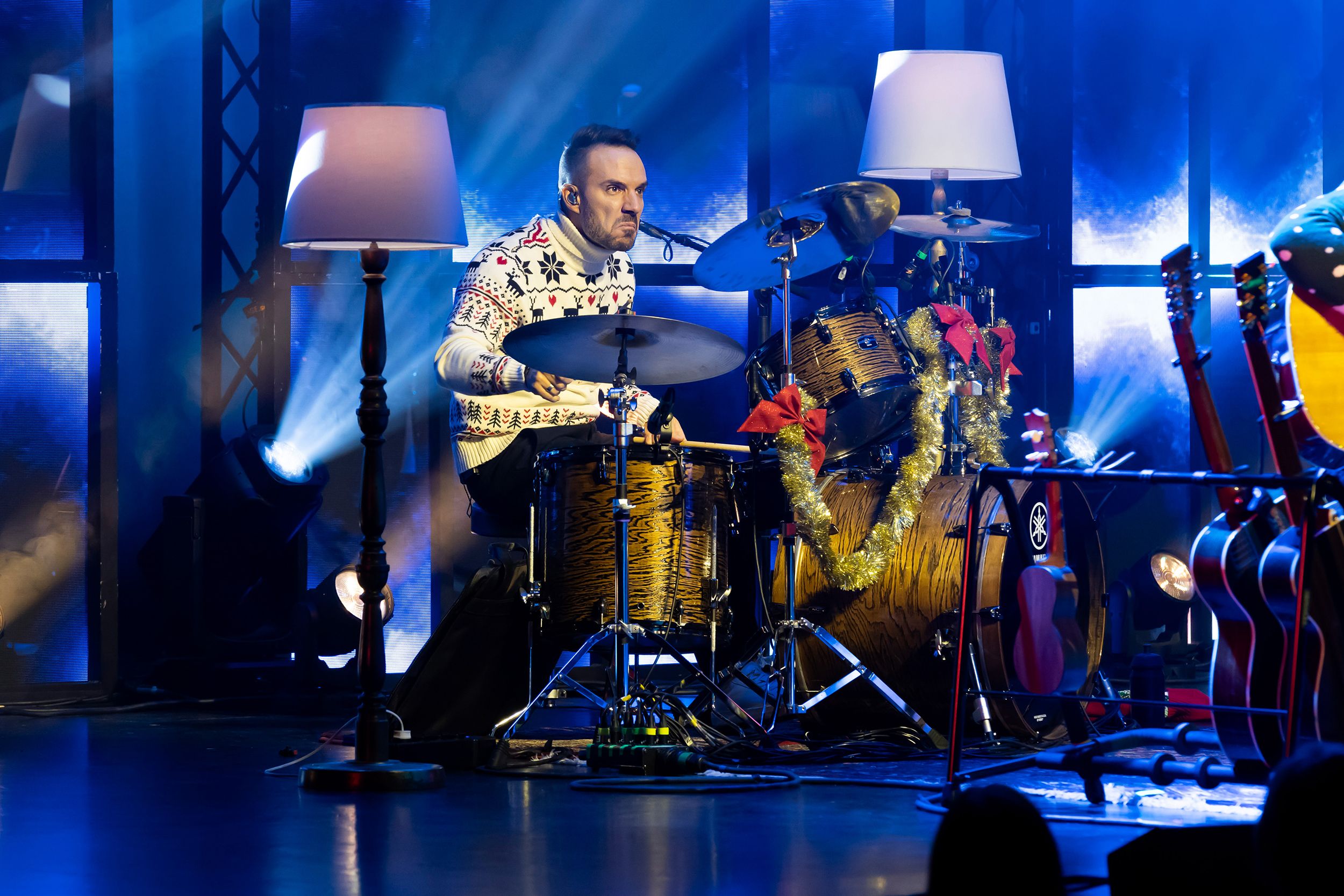 Unplugged Christmas i Linköping konsert och kongress. Med Peter Johansson, Bruno Mitsogiannis, Matilda Grün och Petra Wahlgren.