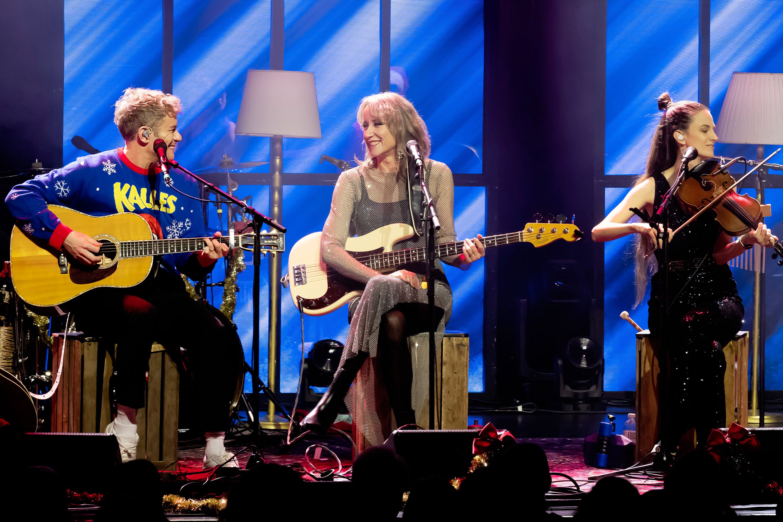 Unplugged Christmas i Linköping konsert och kongress. Med Peter Johansson, Bruno Mitsogiannis, Matilda Grün och Petra Wahlgren.
