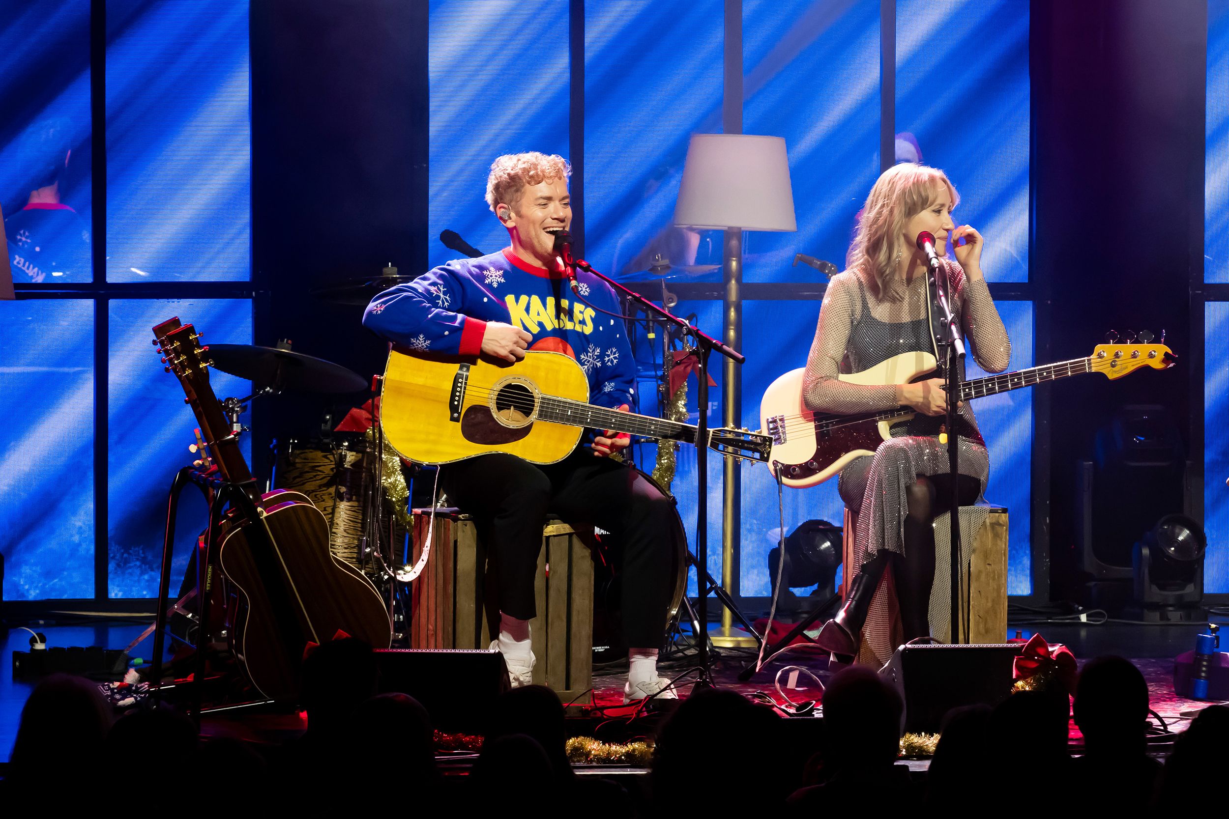 Unplugged Christmas i Linköping konsert och kongress. Med Peter Johansson, Bruno Mitsogiannis, Matilda Grün och Petra Wahlgren.