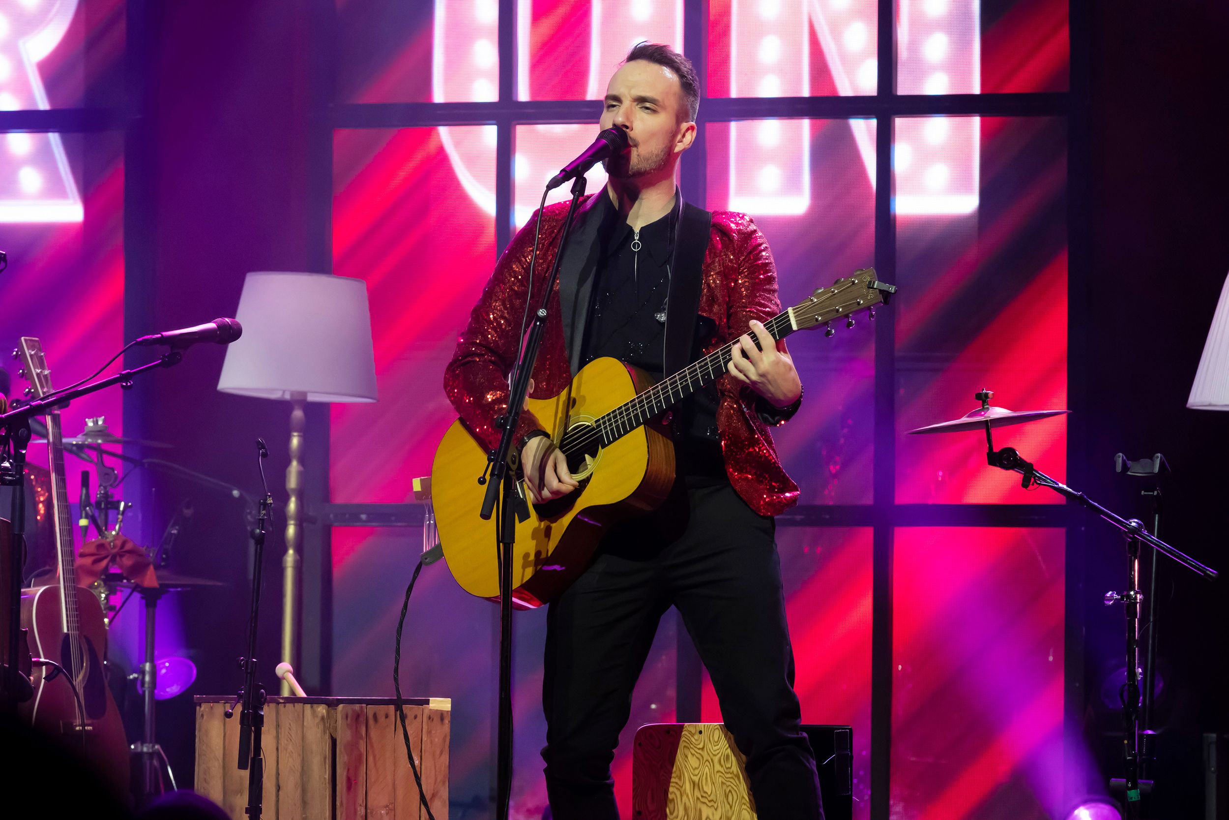 Unplugged Christmas i Linköping konsert och kongress. Med Peter Johansson, Bruno Mitsogiannis, Matilda Grün och Petra Wahlgren.