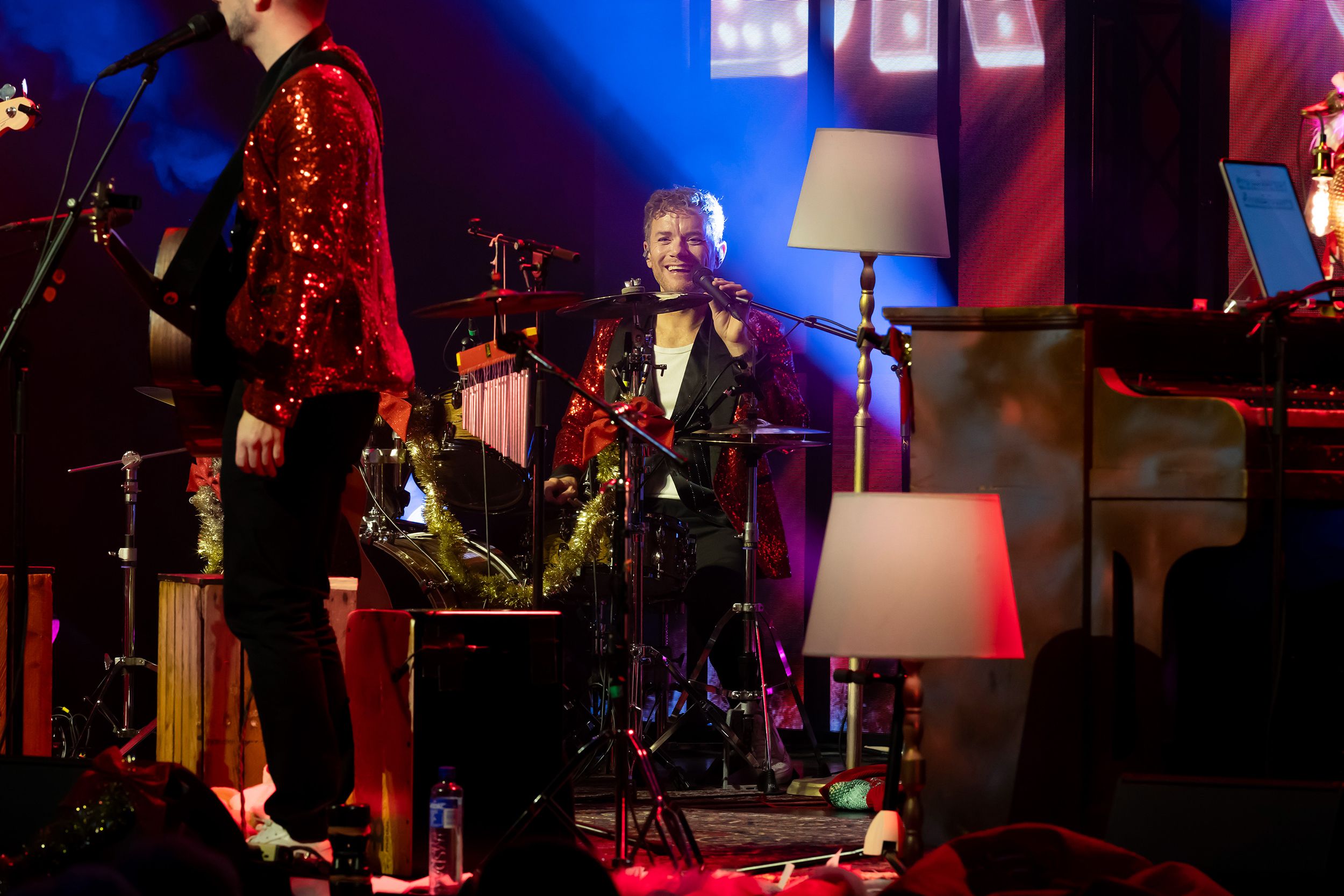 Unplugged Christmas i Linköping konsert och kongress. Med Peter Johansson, Bruno Mitsogiannis, Matilda Grün och Petra Wahlgren.