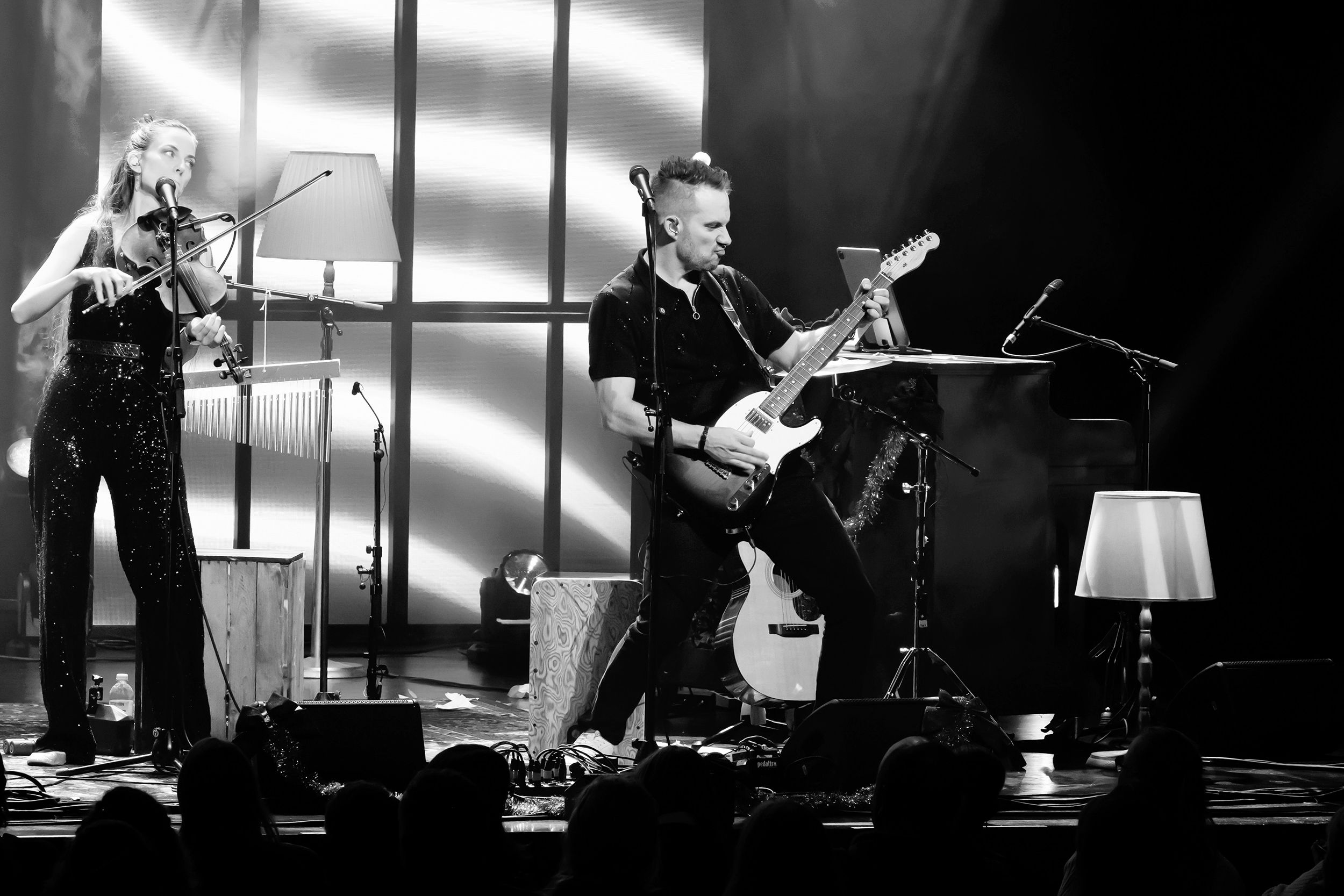 Unplugged Christmas i Linköping konsert och kongress. Med Peter Johansson, Bruno Mitsogiannis, Matilda Grün och Petra Wahlgren.