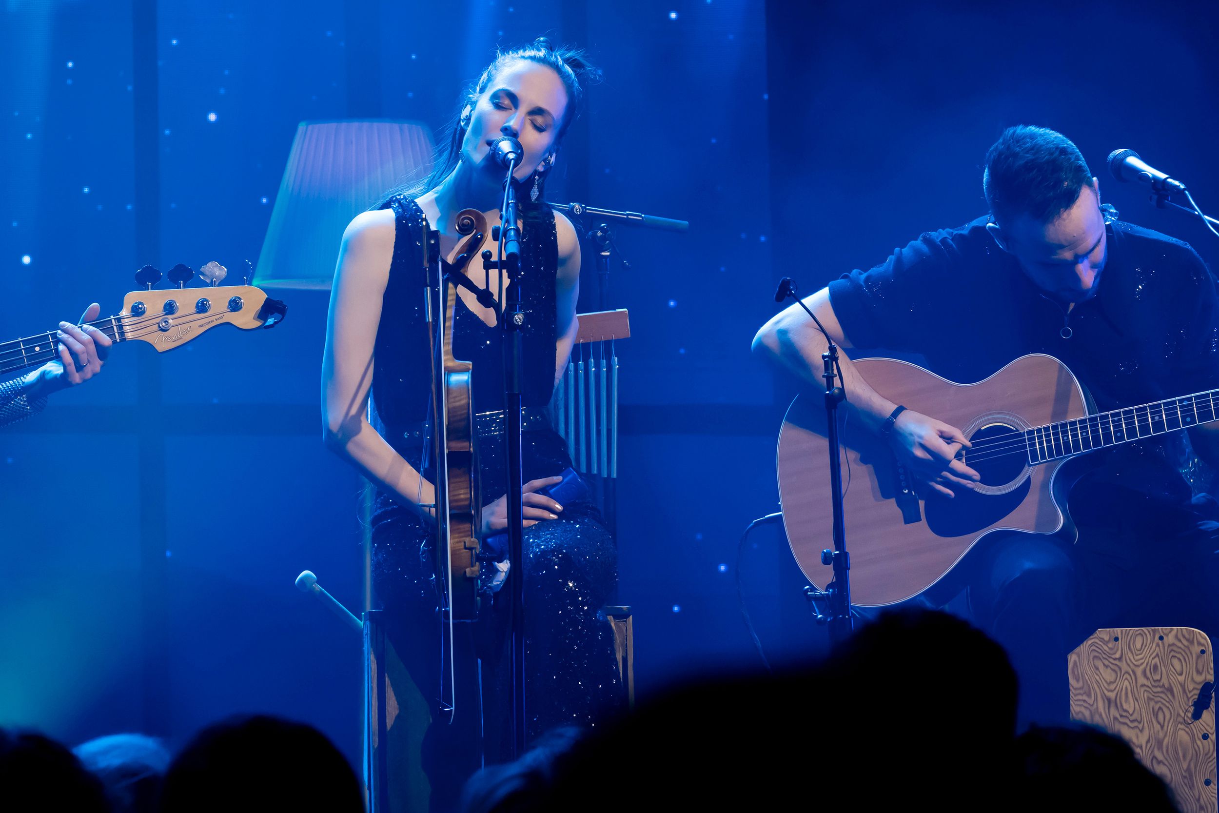 Unplugged Christmas i Linköping konsert och kongress. Med Peter Johansson, Bruno Mitsogiannis, Matilda Grün och Petra Wahlgren.