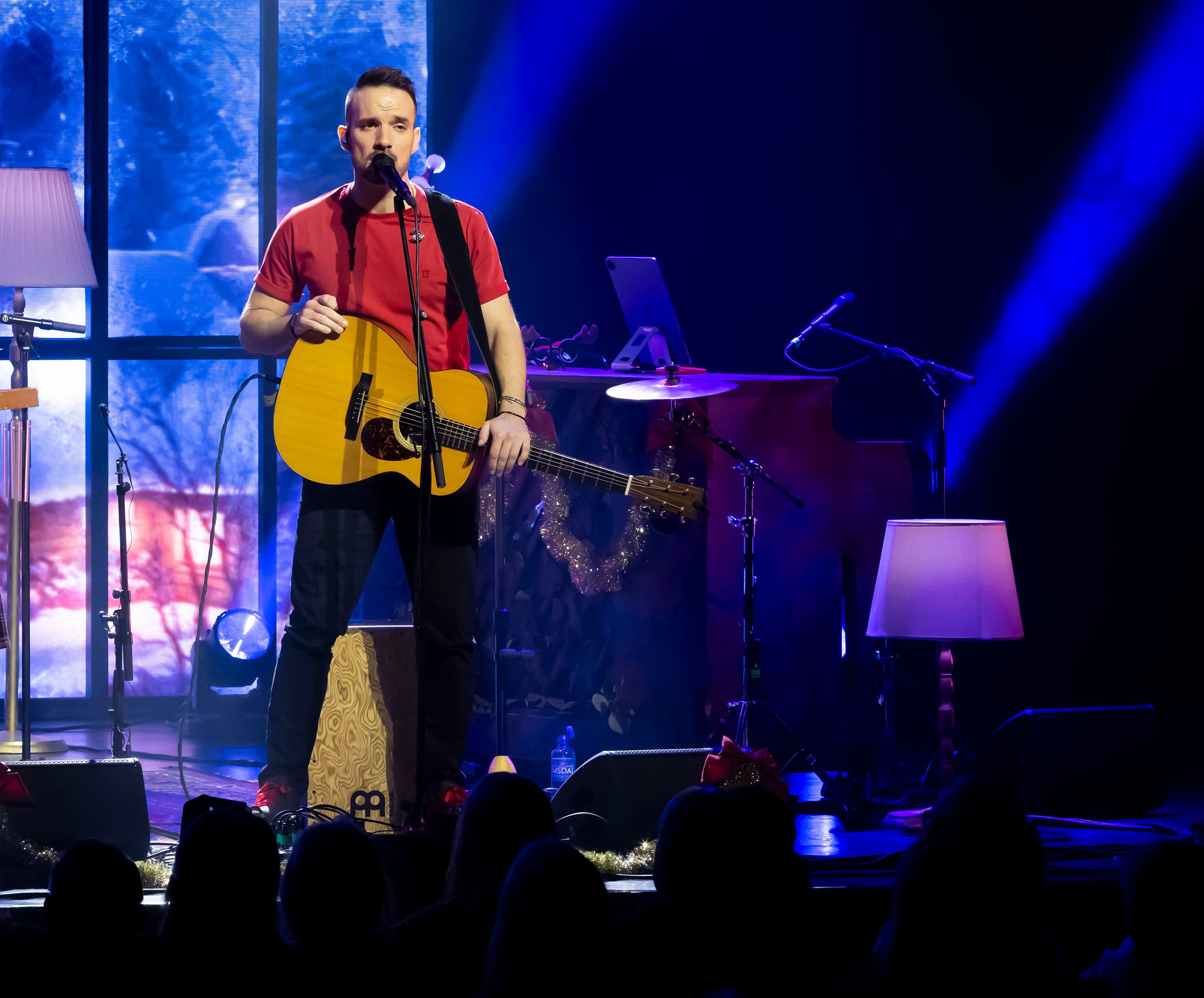 Unplugged Christmas i Linköping konsert och kongress. Med Peter Johansson, Bruno Mitsogiannis, Matilda Grün och Petra Wahlgren.
