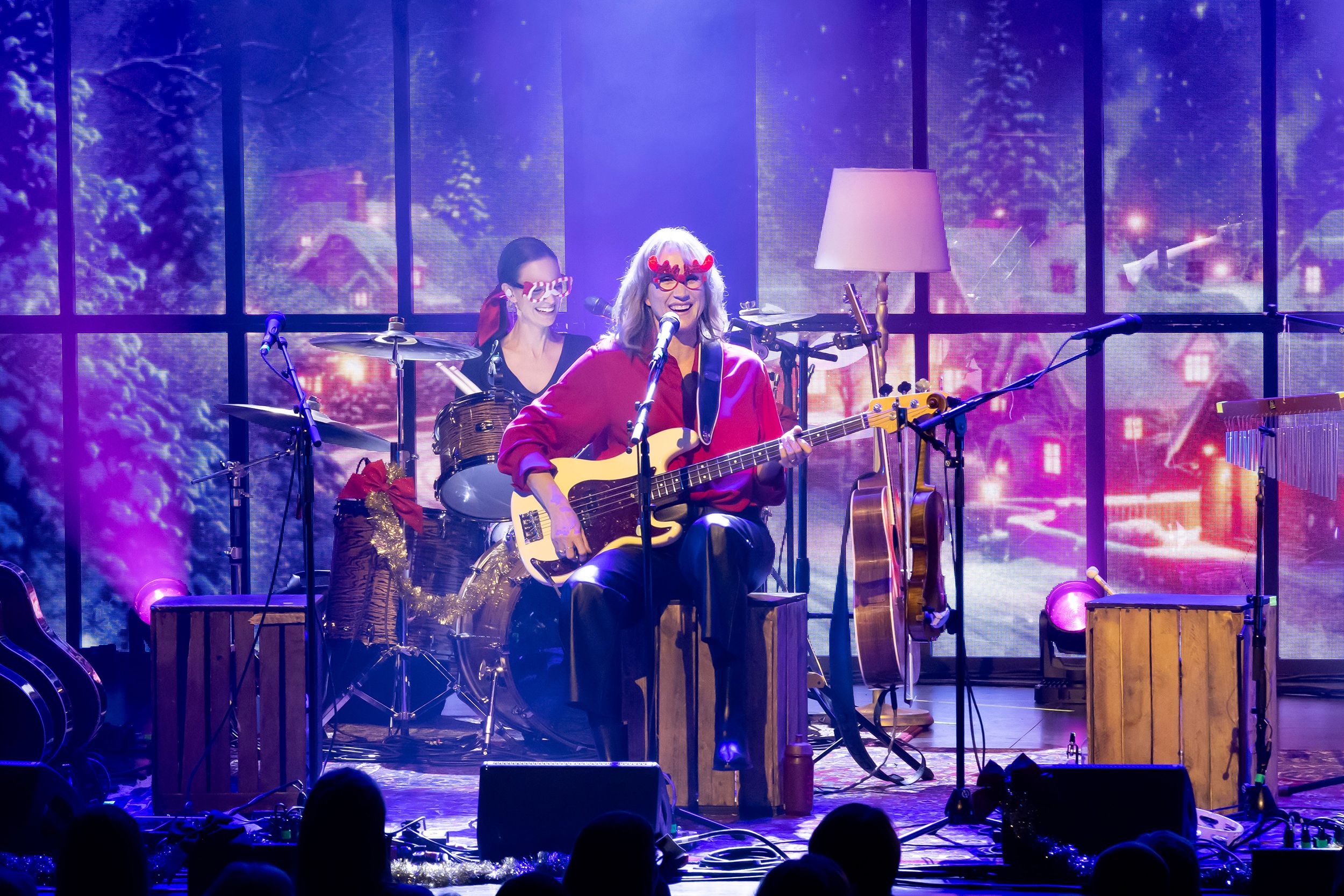 Unplugged Christmas i Linköping konsert och kongress. Med Peter Johansson, Bruno Mitsogiannis, Matilda Grün och Petra Wahlgren.