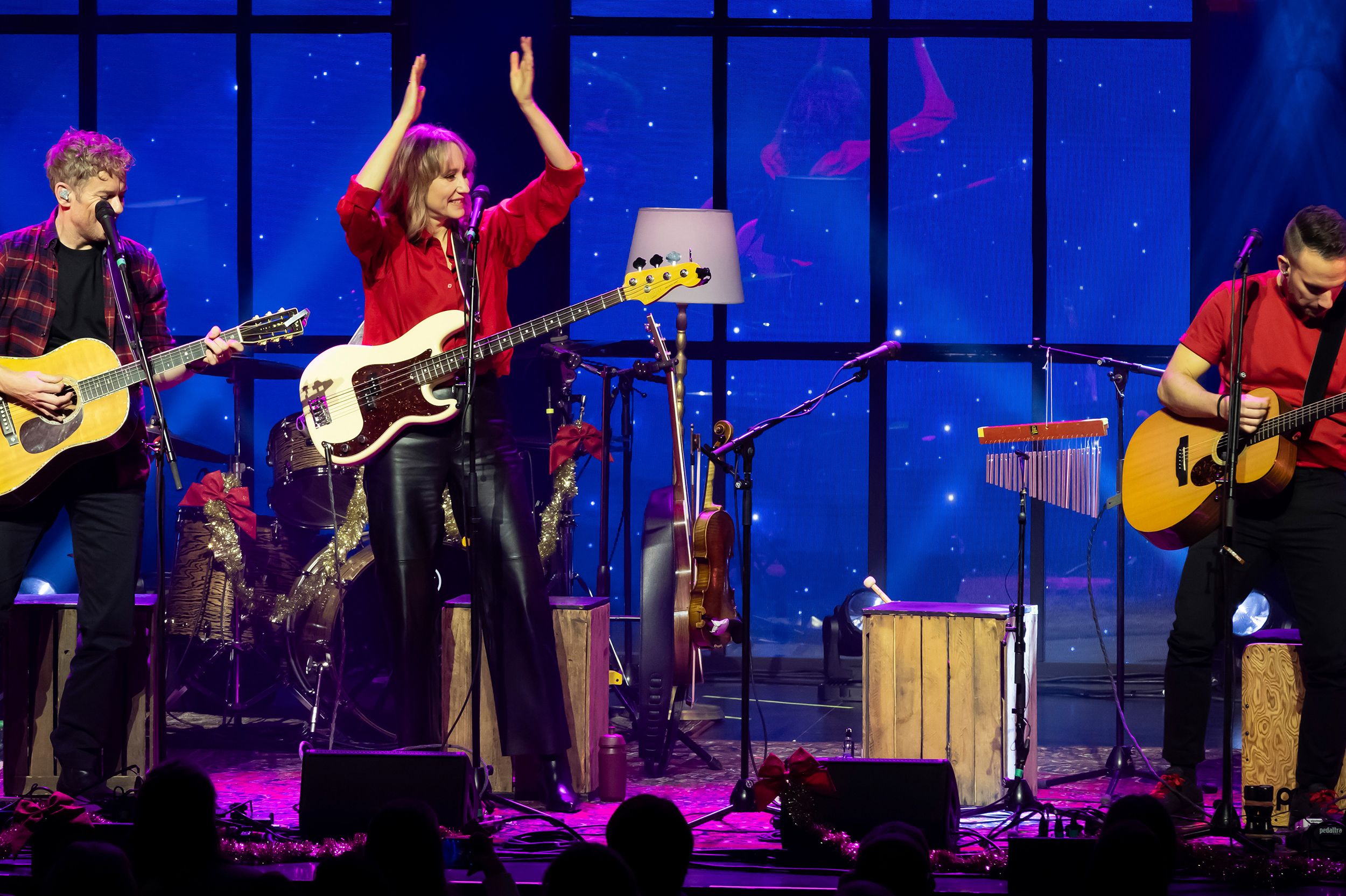 Unplugged Christmas i Linköping konsert och kongress. Med Peter Johansson, Bruno Mitsogiannis, Matilda Grün och Petra Wahlgren.
