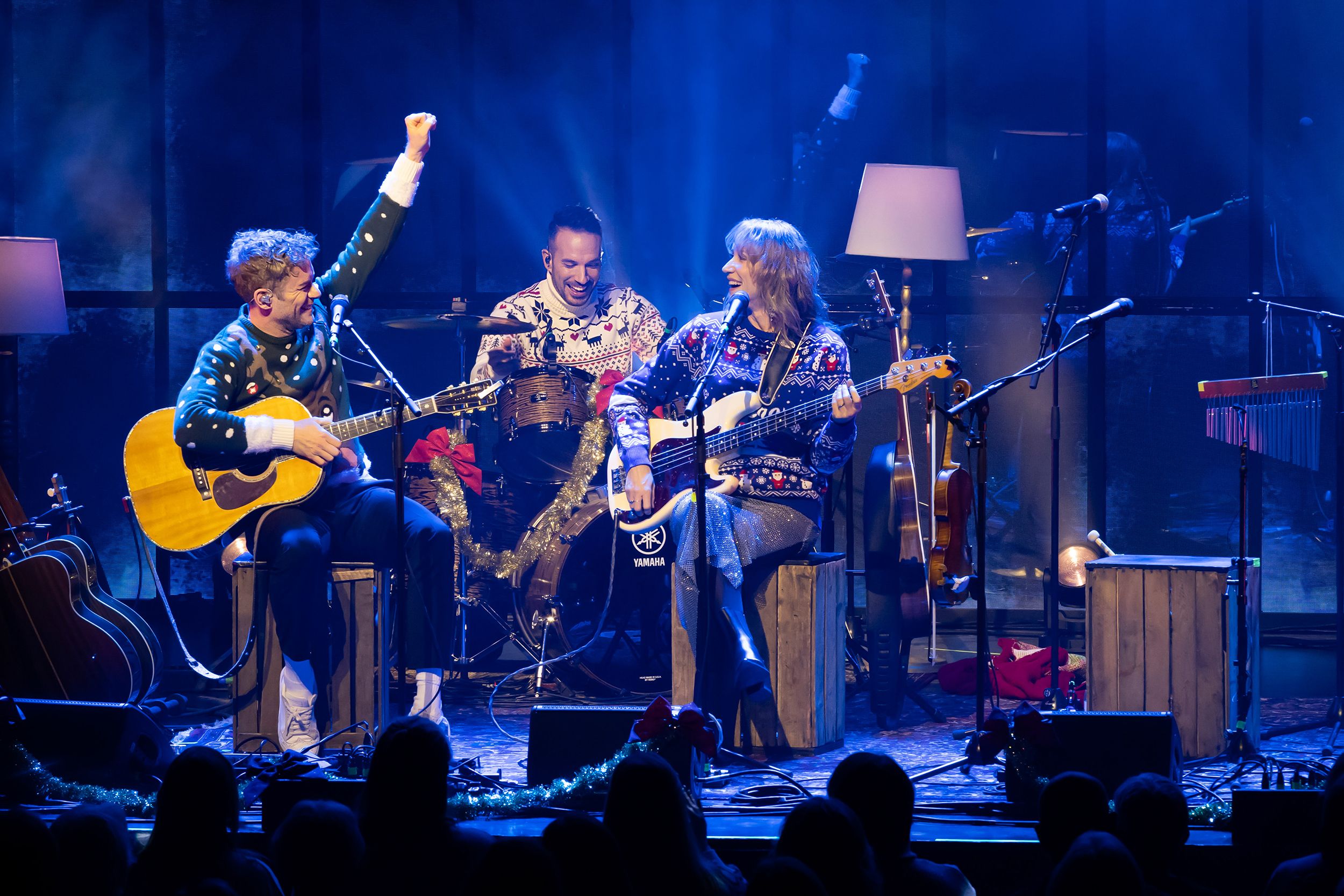 Unplugged Christmas i Linköping konsert och kongress. Med Peter Johansson, Bruno Mitsogiannis, Matilda Grün och Petra Wahlgren.