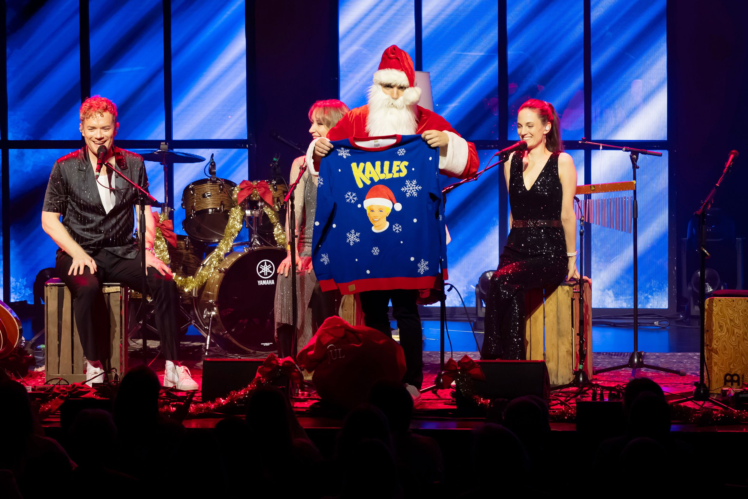 Unplugged Christmas i Linköping konsert och kongress. Med Peter Johansson, Bruno Mitsogiannis, Matilda Grün och Petra Wahlgren.