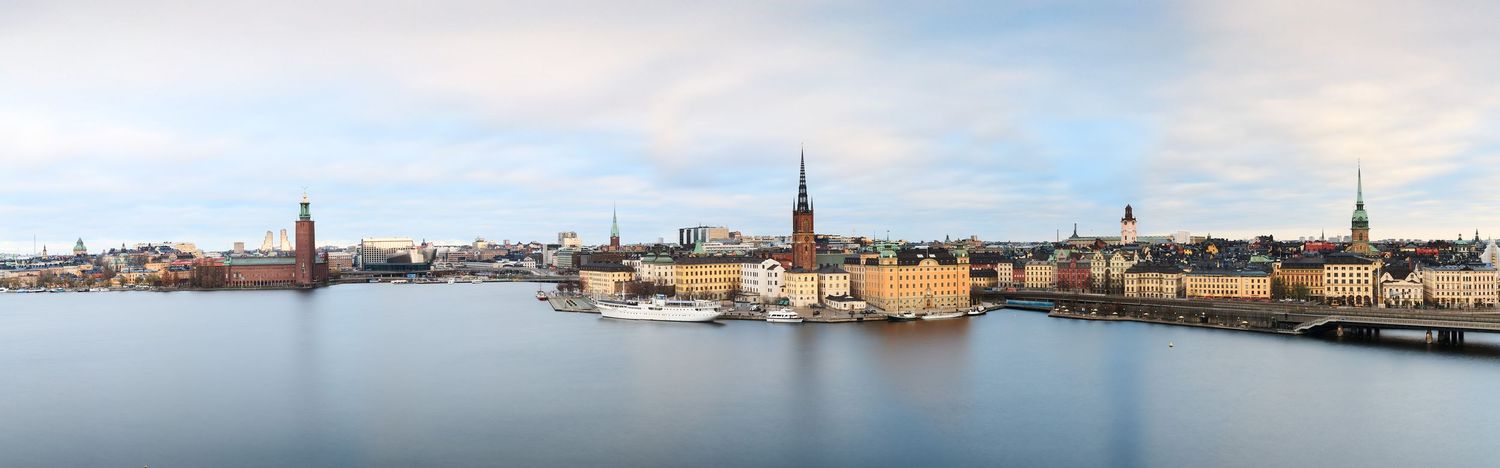 Stockholm panorama photo, Sony RX1 M3, long exposure