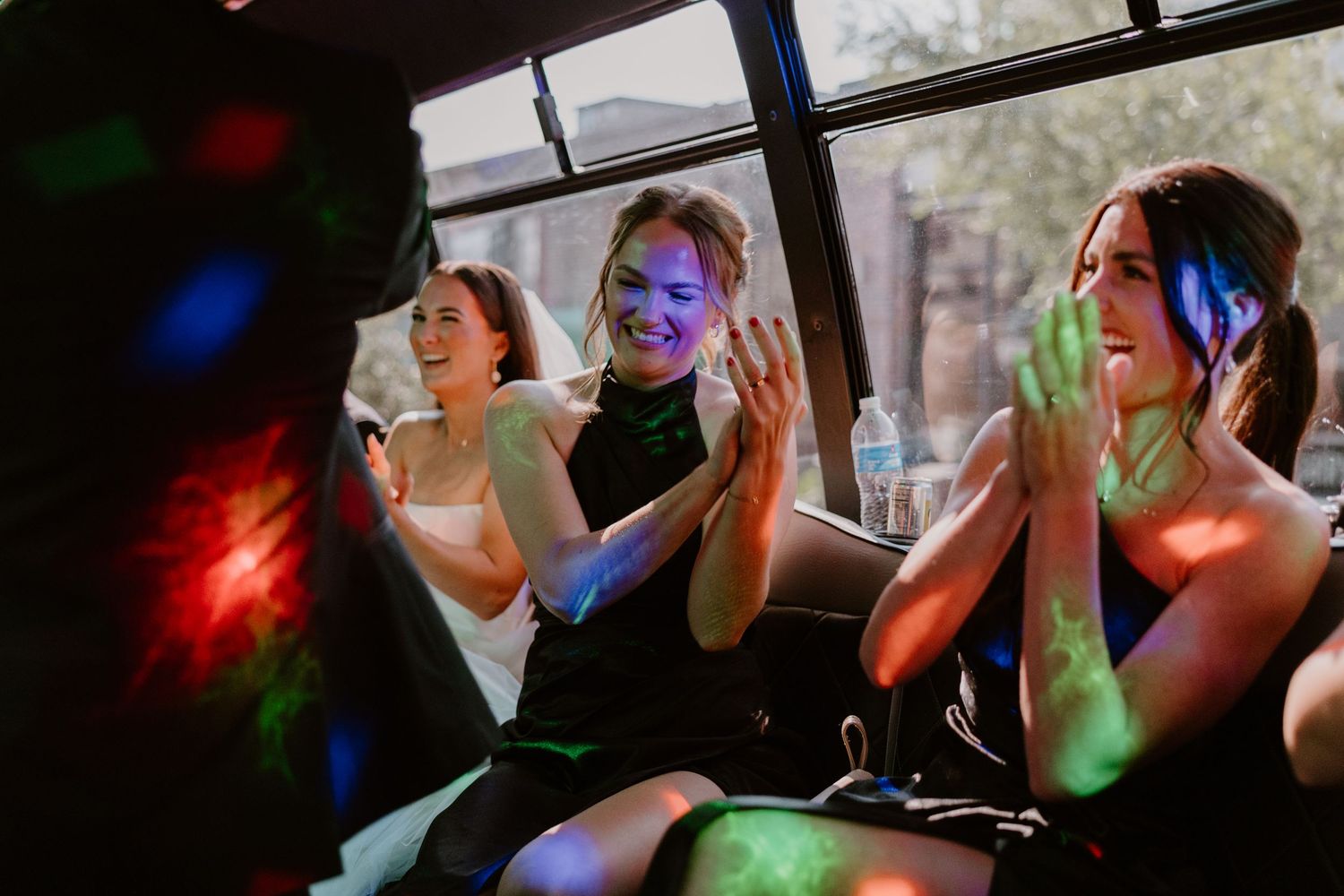 Wedding party transportation to Mill & Mine Knoxville wedding, wedding photography by Allie Krauser Digitals