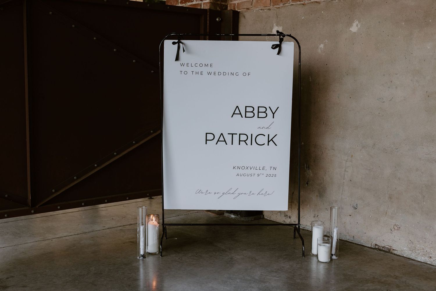 Reception details at Mill & Mine Knoxville wedding, wedding photography by Allie Krauser Digitals