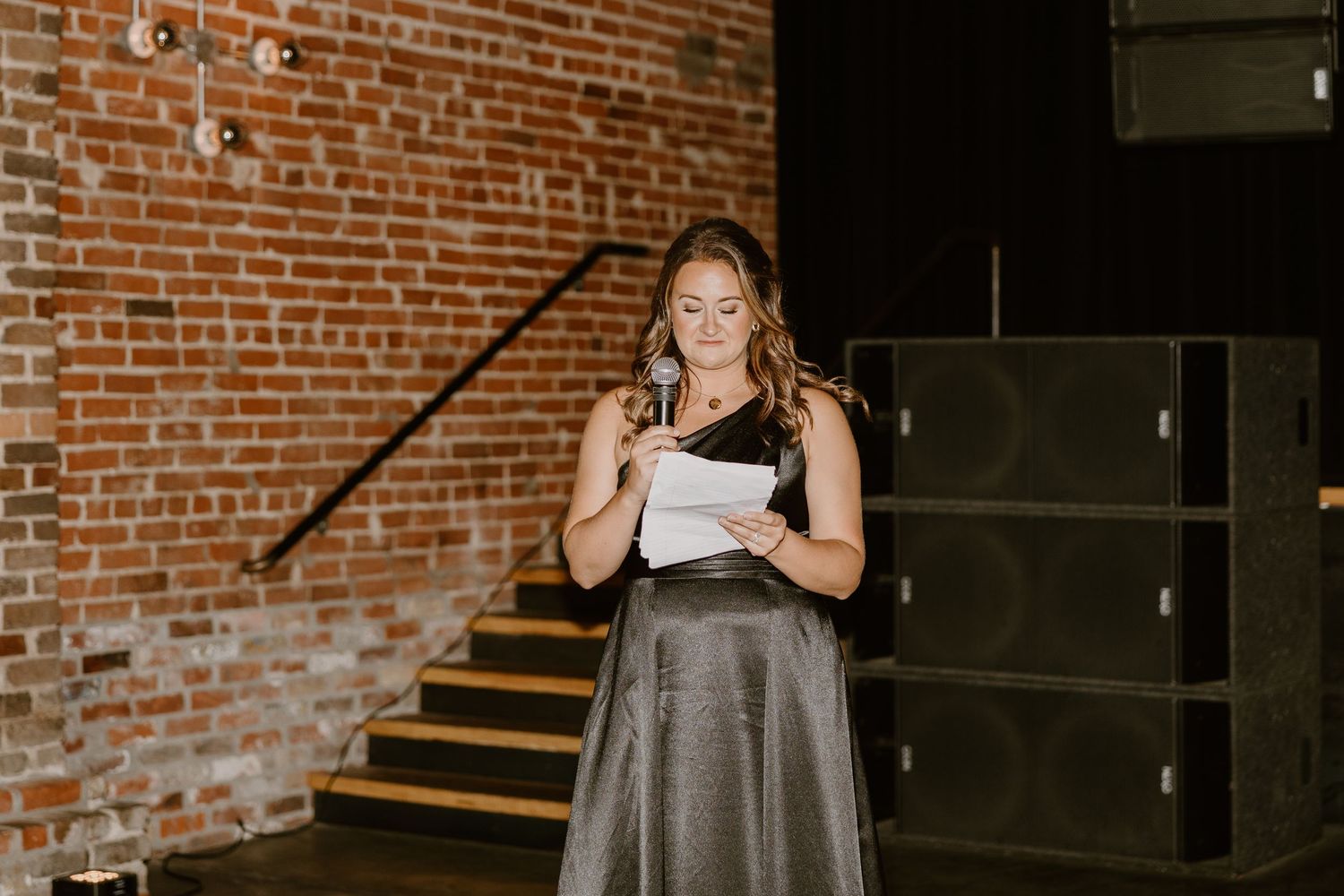 Industrial chic wedding reception at The Mill & Mine, Knoxville wedding photos