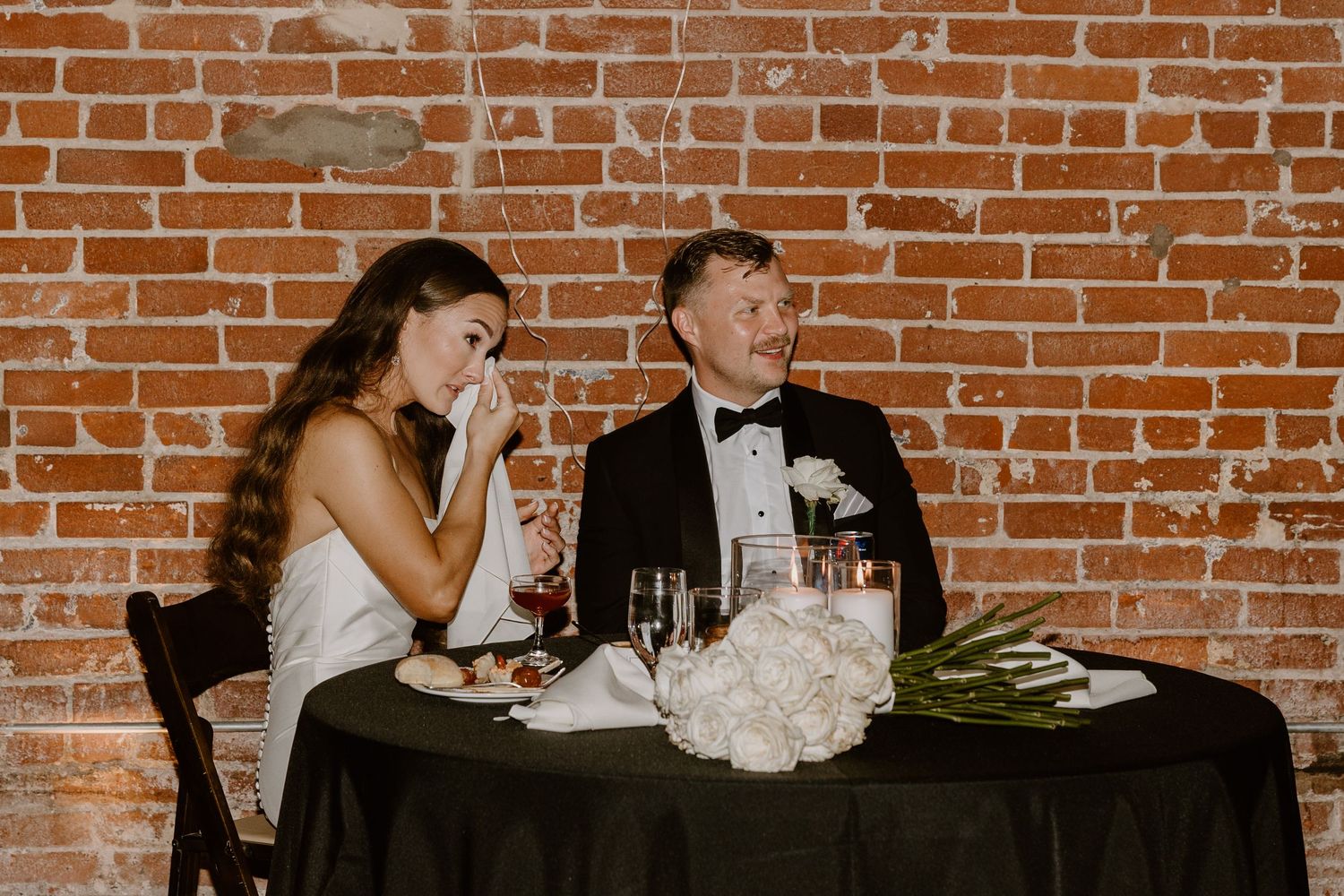 emotional speech at The Mill & Mine, Knoxville wedding photos