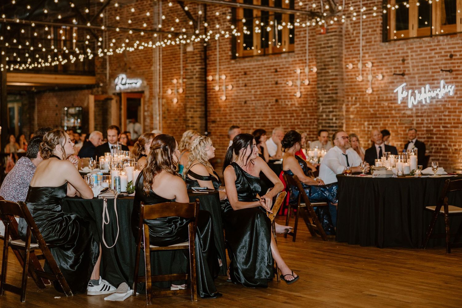Reception details at Mill & Mine Knoxville wedding, wedding photography by Allie Krauser