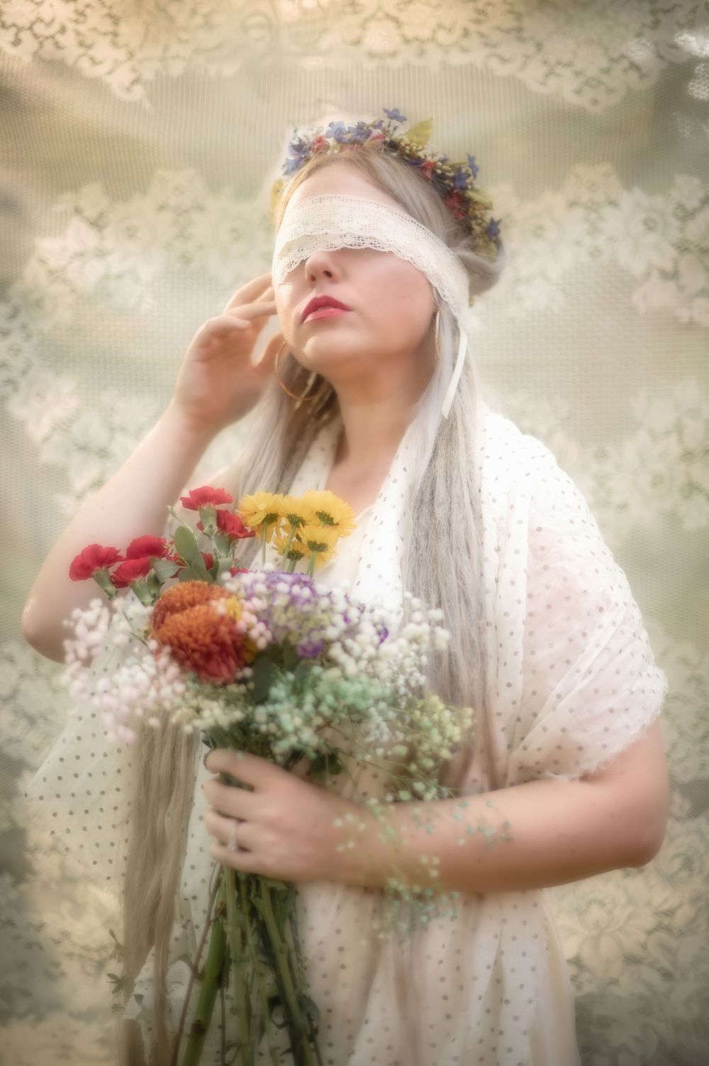 Dreamy golden hour Flower Bound Photo event done at Fish Lake in Spokane Washington Cheney Washington