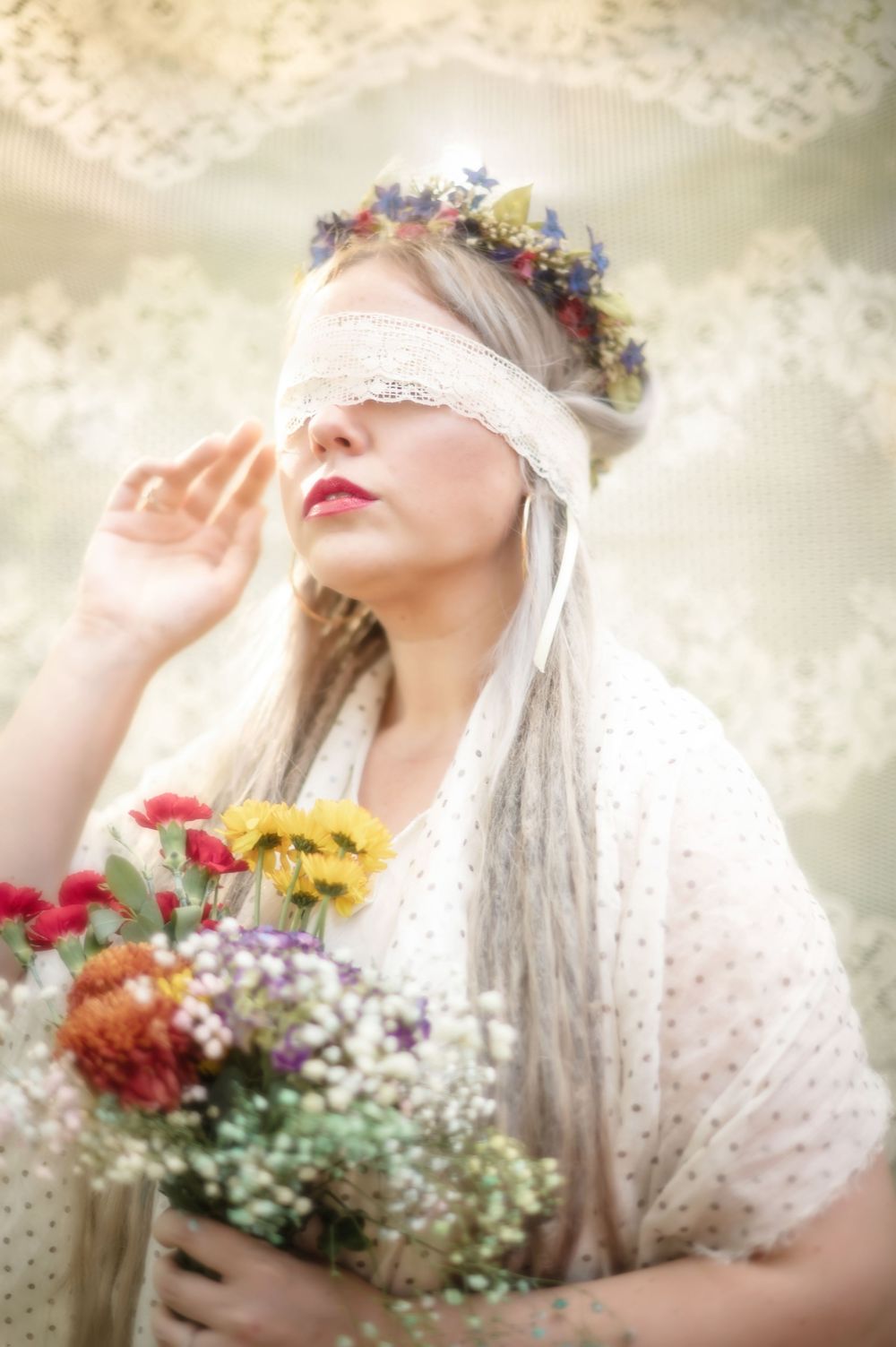 Dreamy golden hour Flower Bound Photo event done at Fish Lake in Spokane Washington Cheney Washington