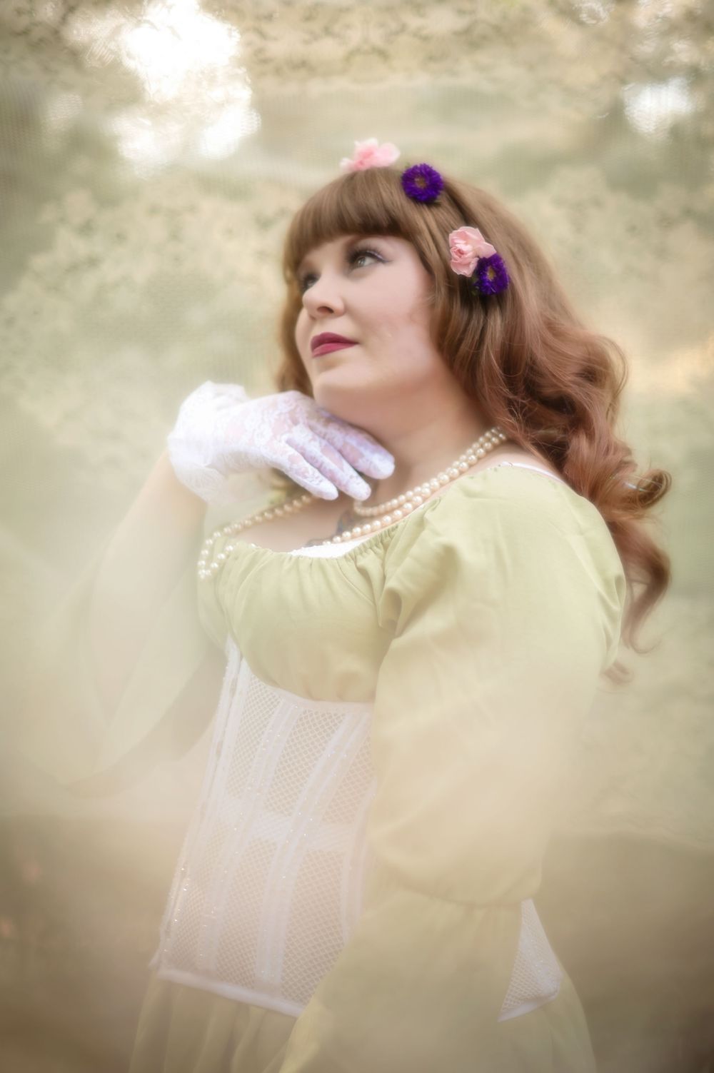 Dreamy golden hour Flower Bound Photo event done at Fish Lake in Spokane Washington Cheney Washington