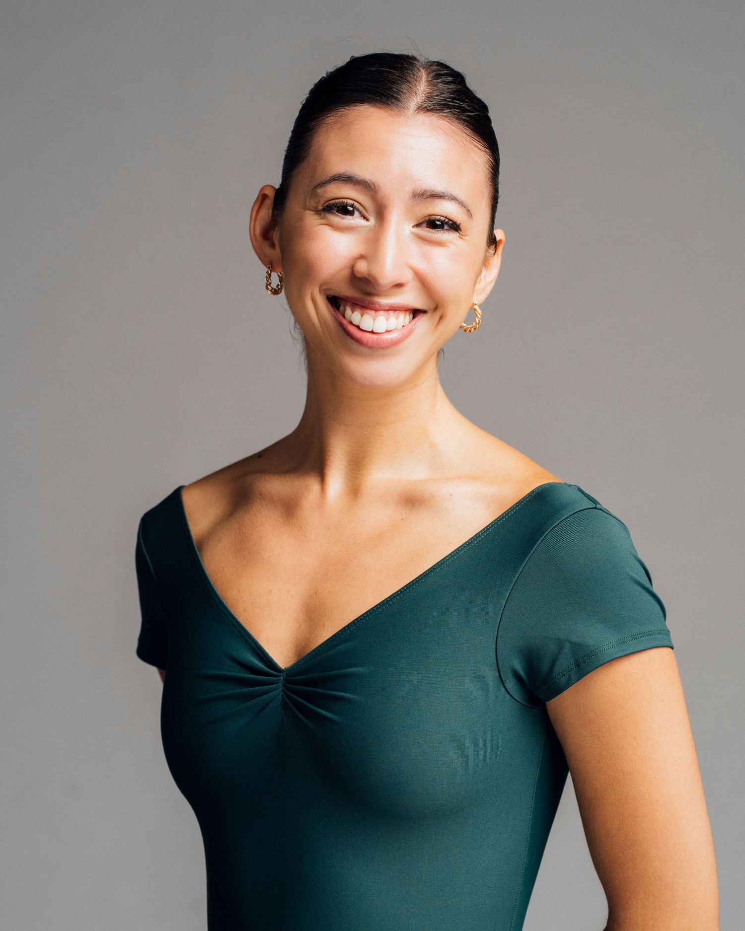 Professional Ballerina headshot photography in Chicago for youth ballet audition portfolios.
