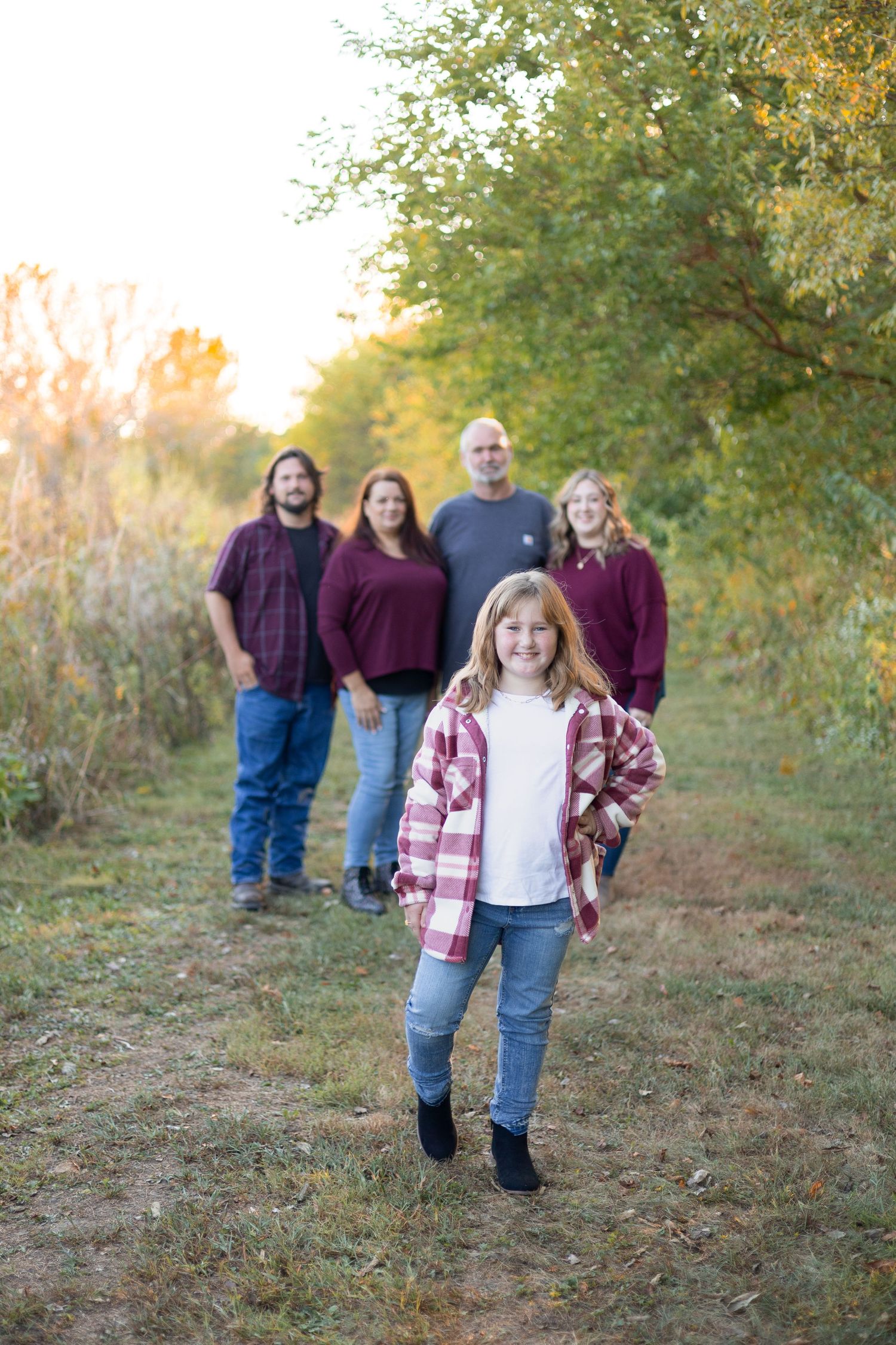 Central, Illinois Family Photographer captures a family together at Centennial Park, Springfield, IL