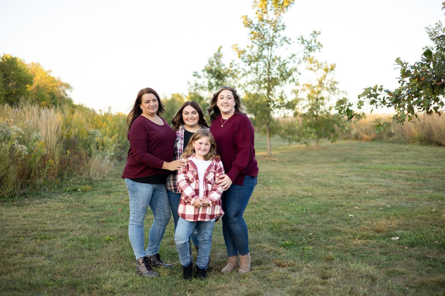 Central, Illinois Family Photographer captures a family together at Centennial Park, Springfield, IL