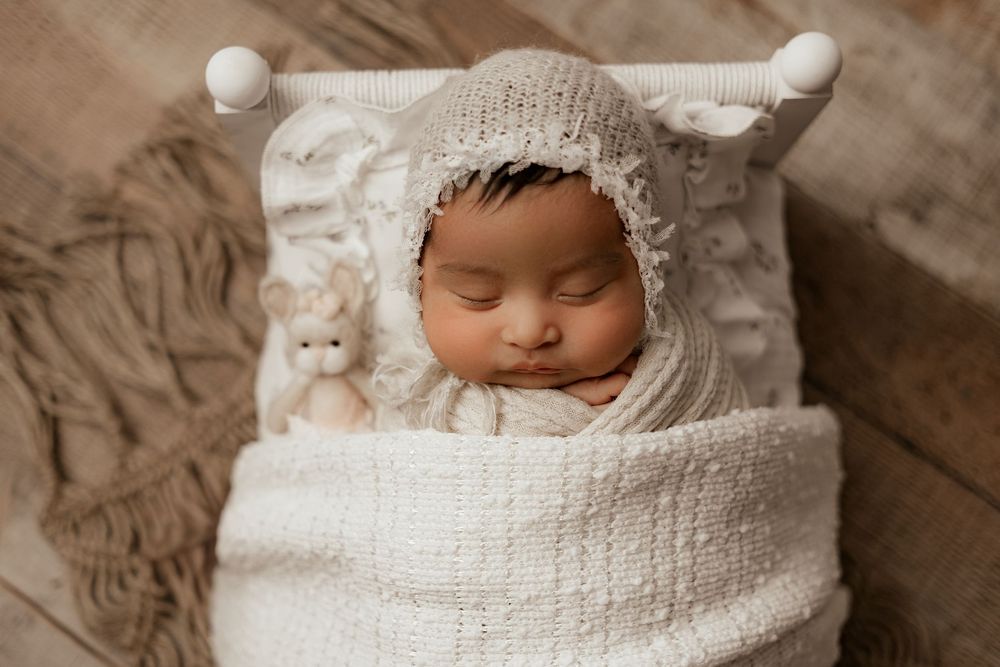 newborn studio photographer in greensboro