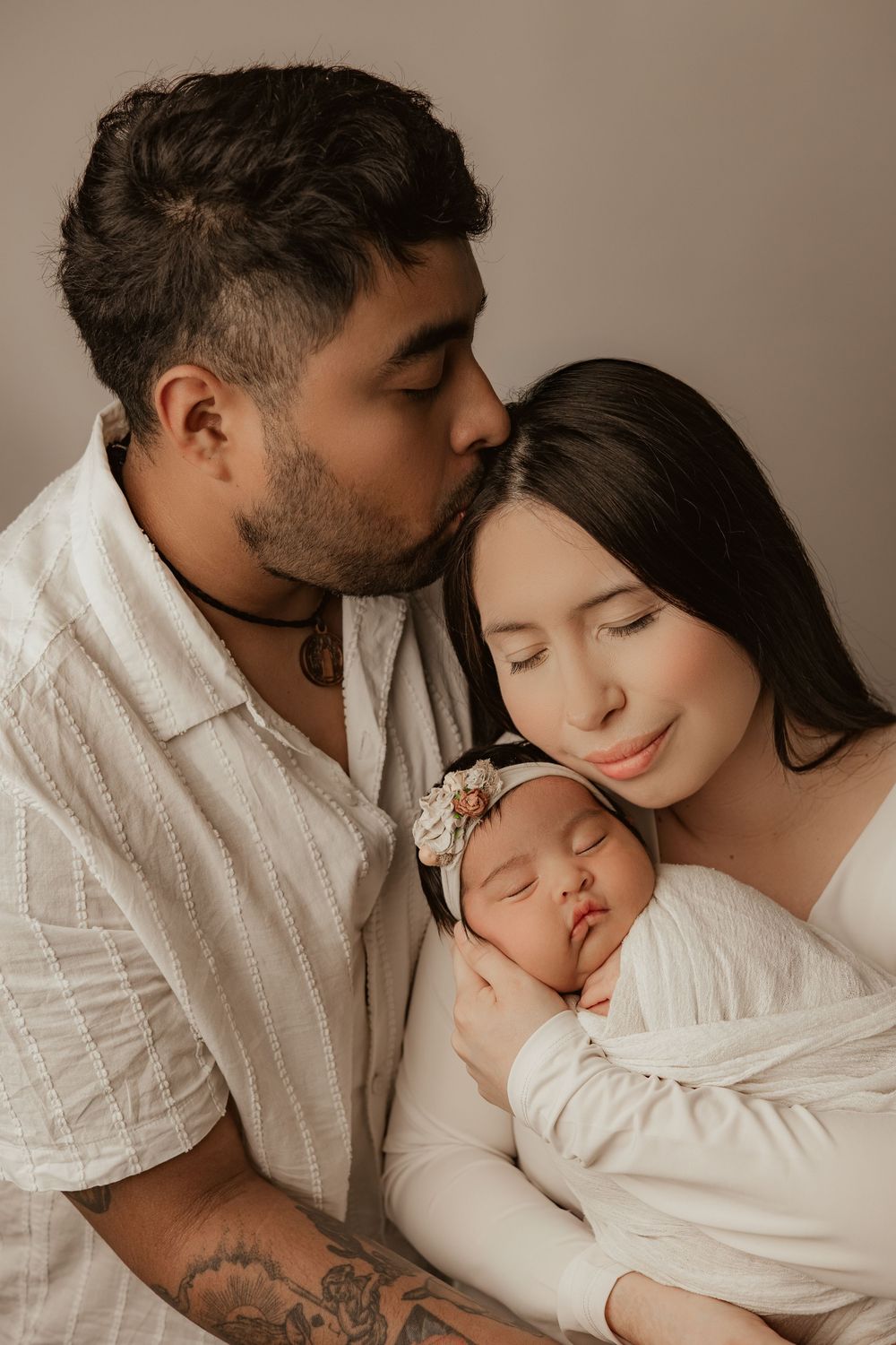 newborn studio photographer in winston salem