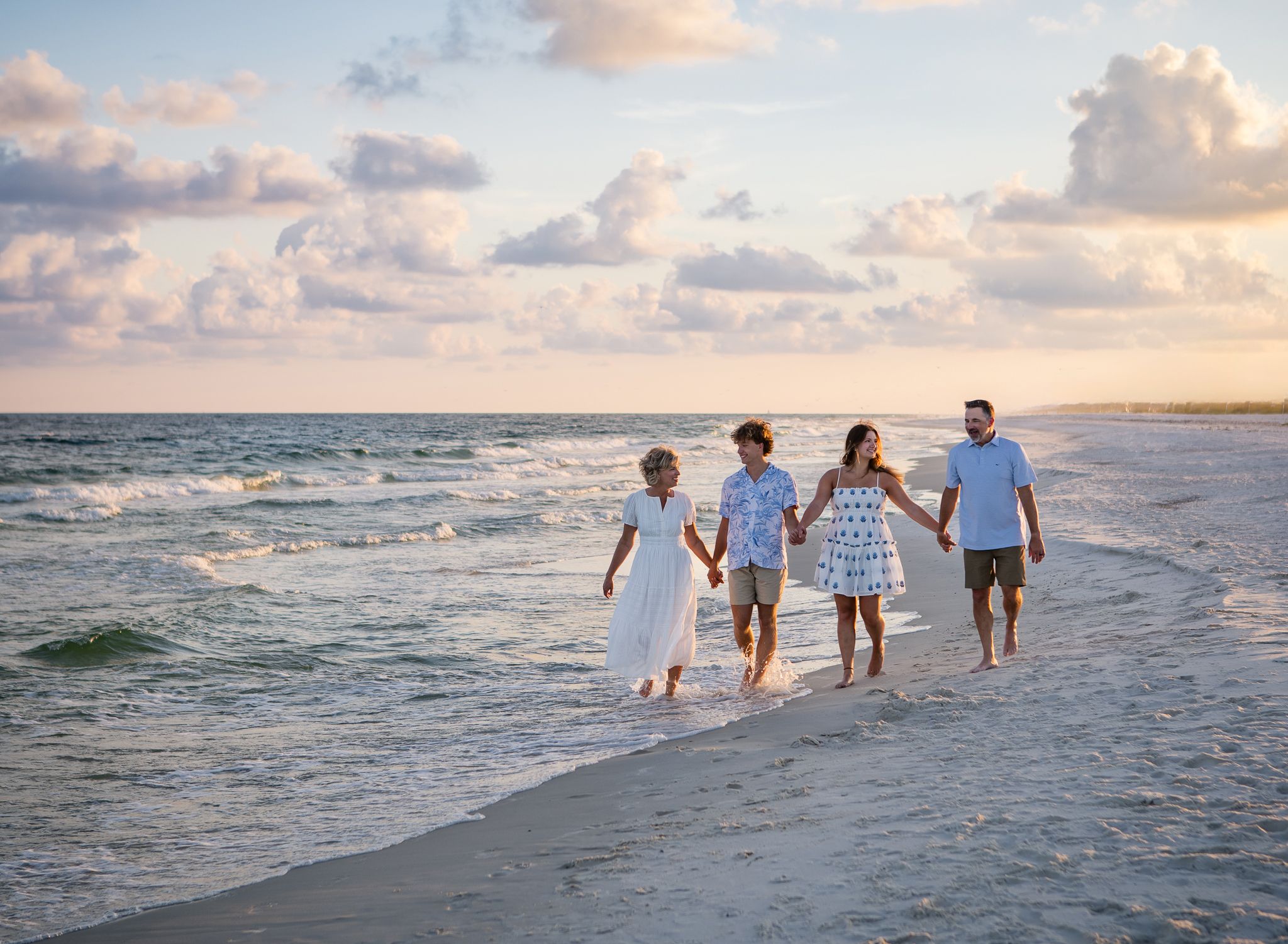 Orange Beach Alabama family photography sunset beach