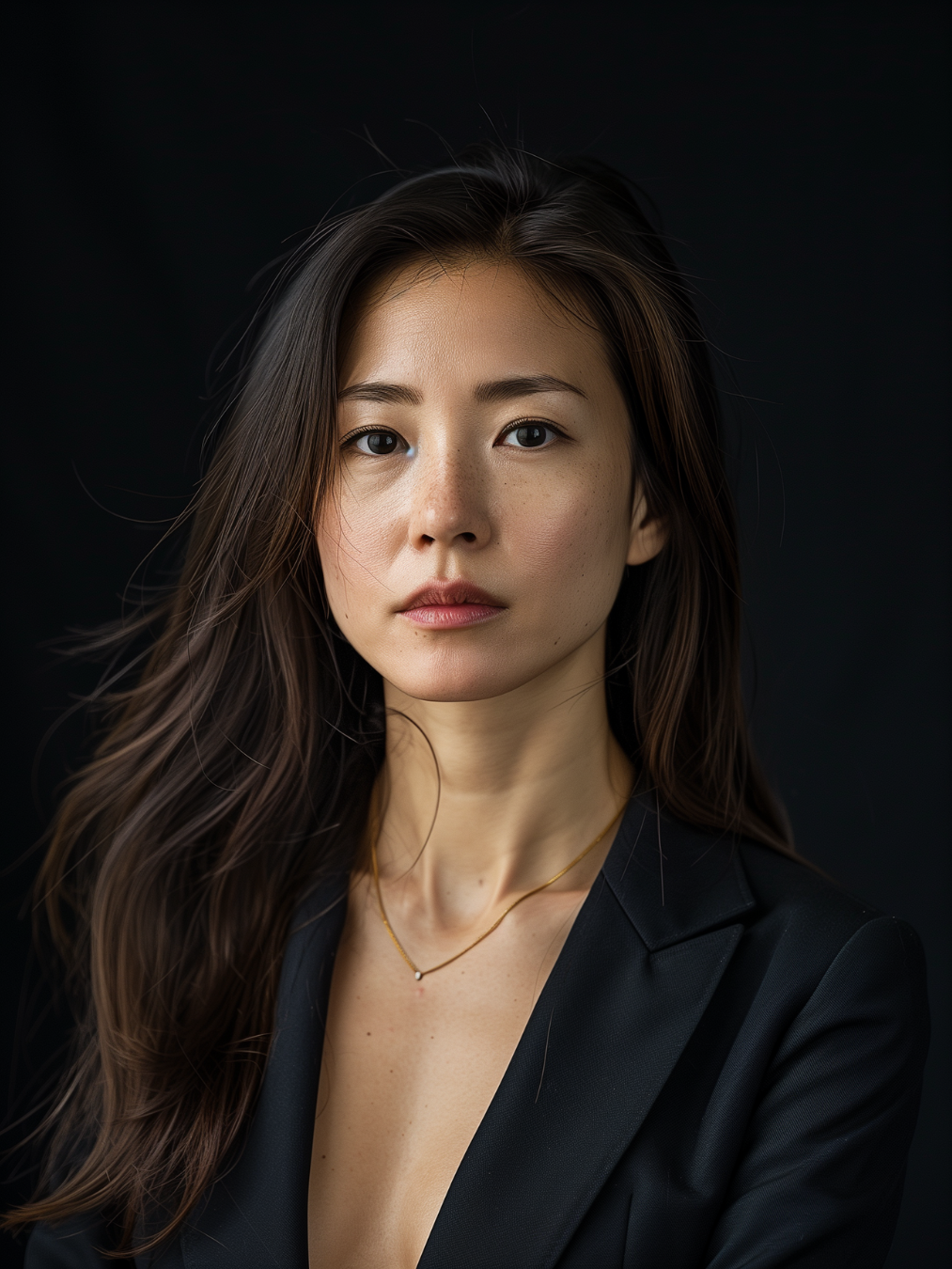 Professional attire for a corporate headshot session.