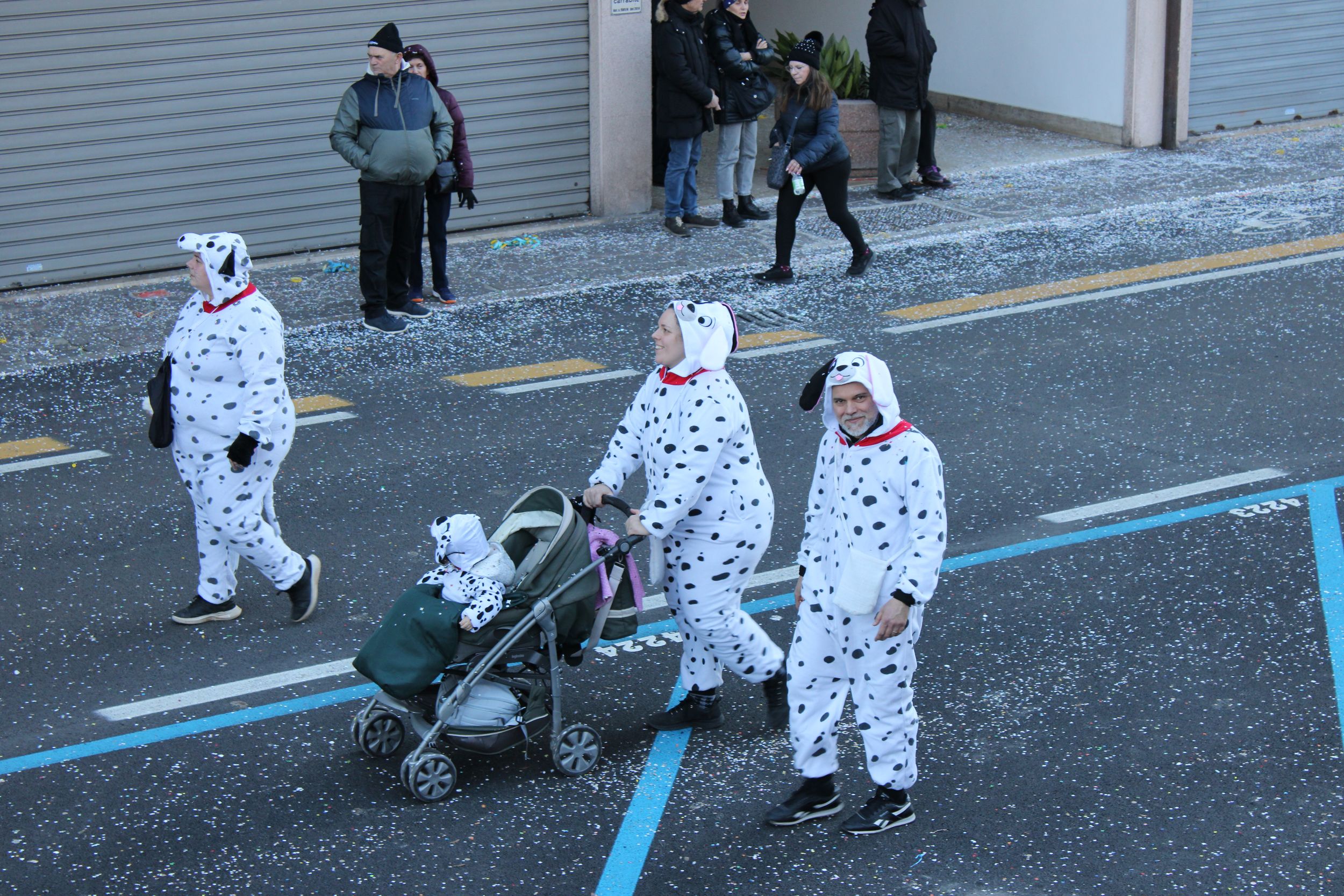 Treviso Carnival Parade 2026. The Selva del Montello Carnival Committee with the show “The Charge of the 101”.