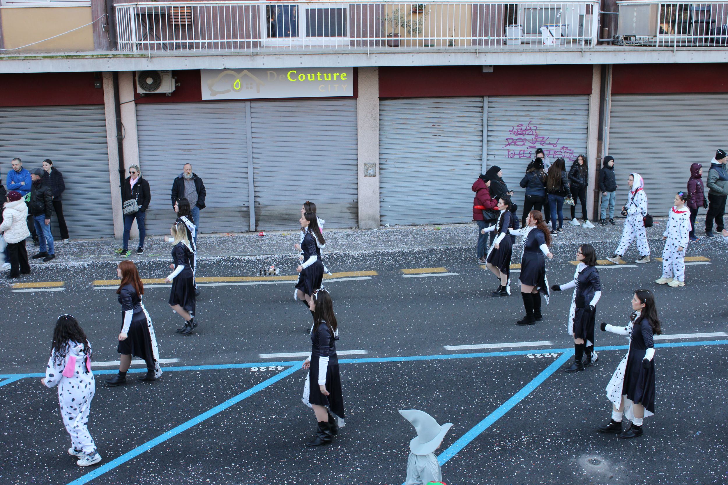 Treviso Carnival Parade 2026. The Selva del Montello Carnival Committee with the show “The Charge of the 101”.