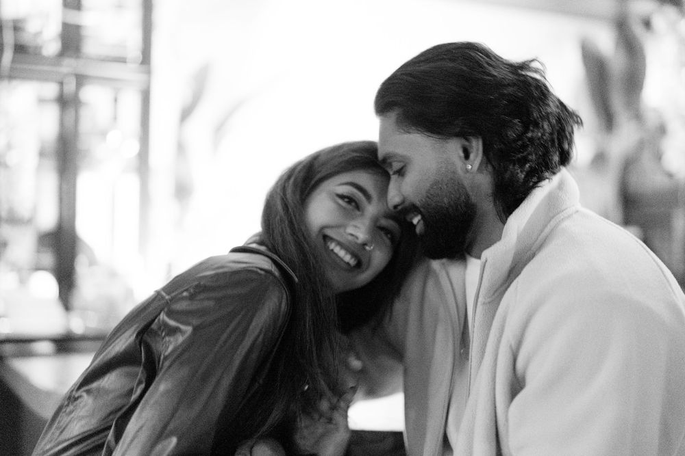A black and white collage of romantic couples embracing and sharing intimate moments together.