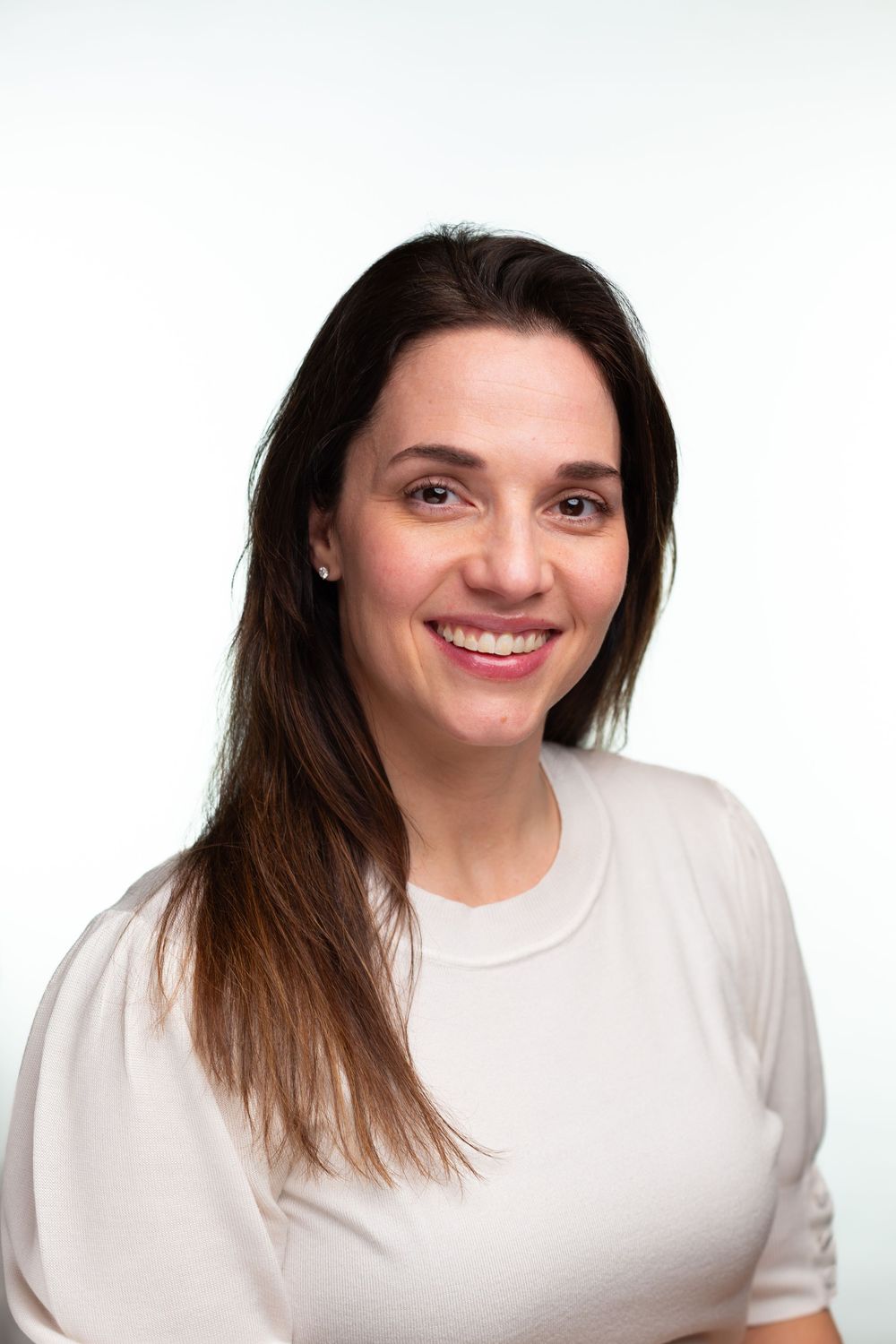 A sequence of three expressions showing joyful emotions against a white background.