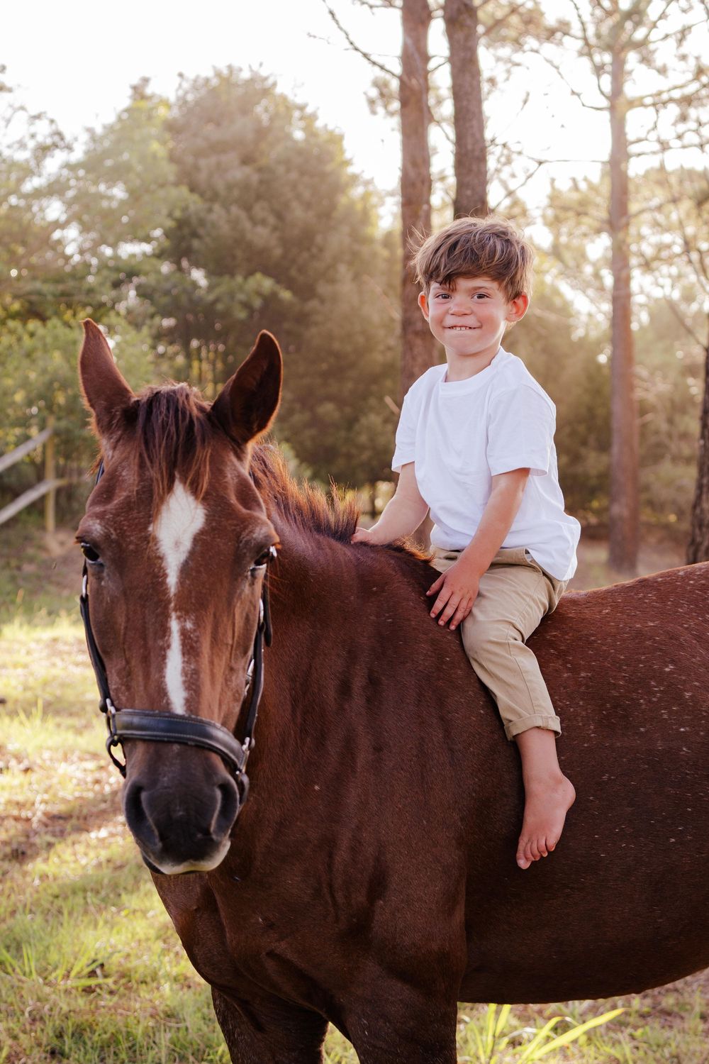 Family portrait session photographed outdoors in the Garden Route