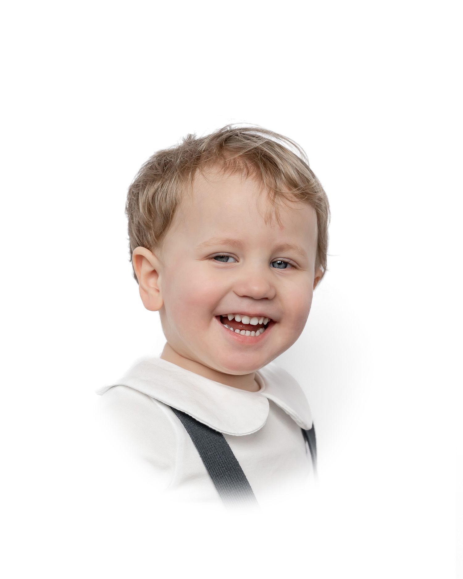 A series of four black and white portraits showing a playful expression with tongue sticking out.