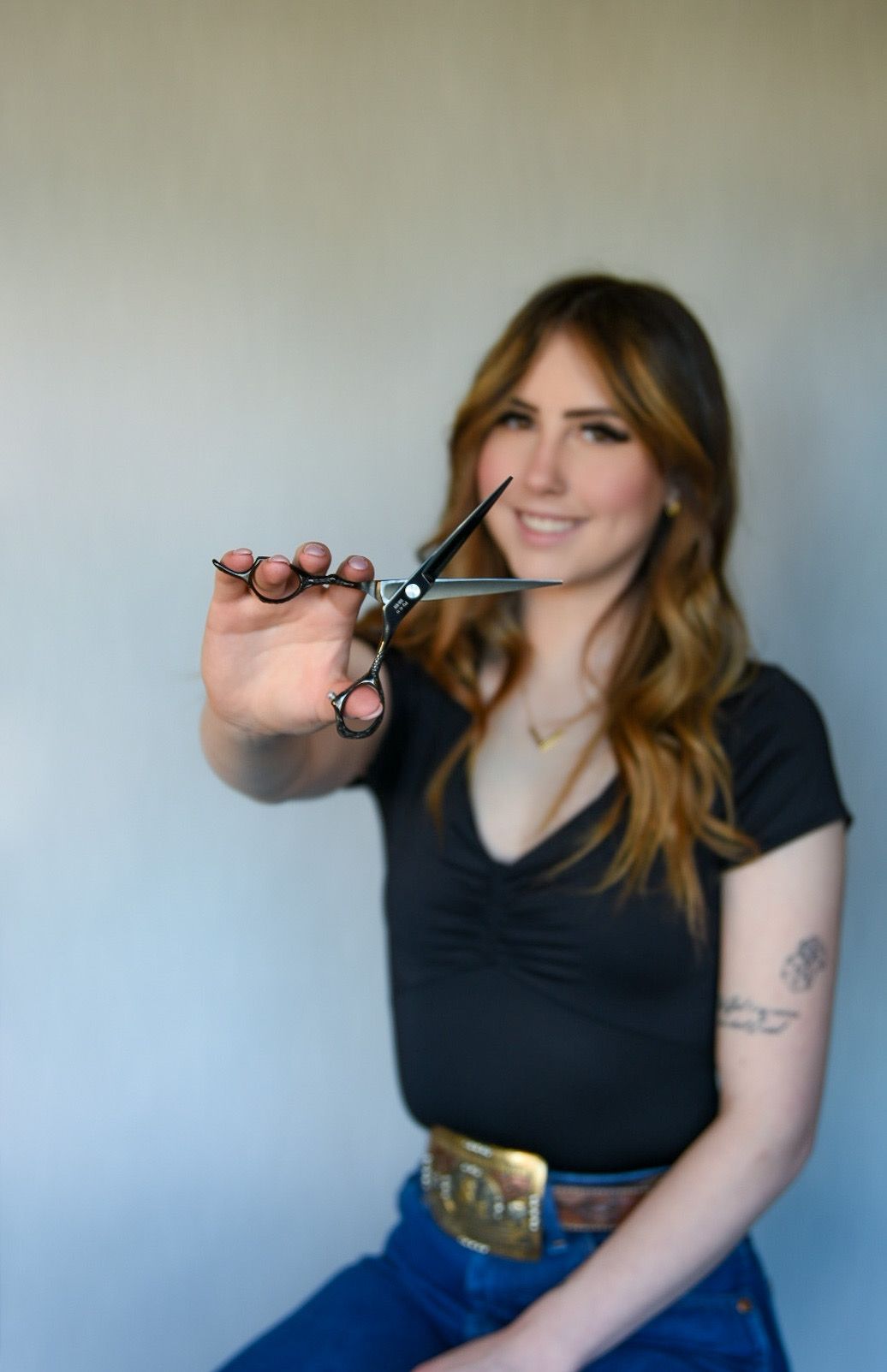 hold out your scissors