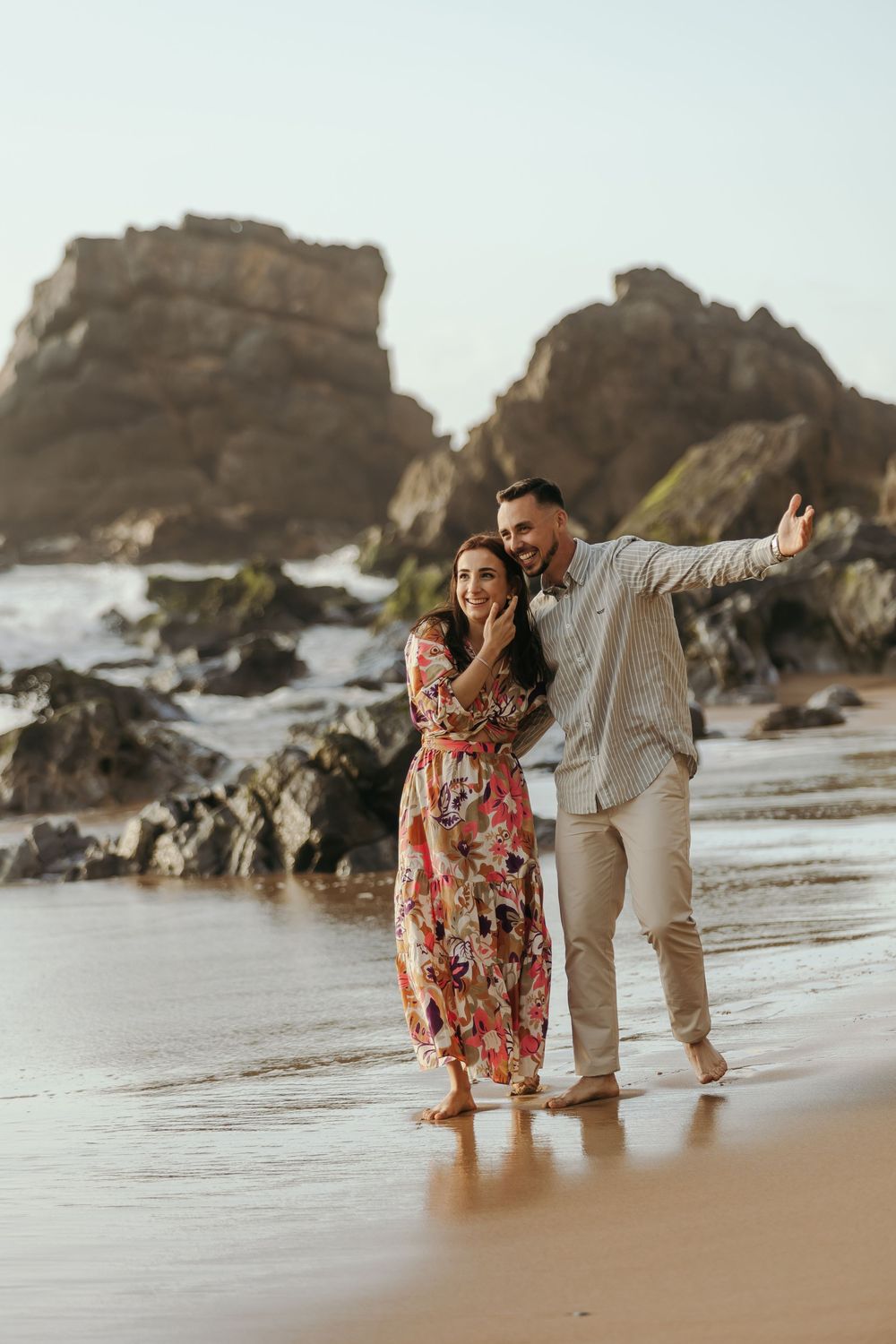 jo matos fotografia, sessão fotográfica de noivado, sessão fotográfica noivado na praia, sessão fotográfica Sintra, sessão na praia