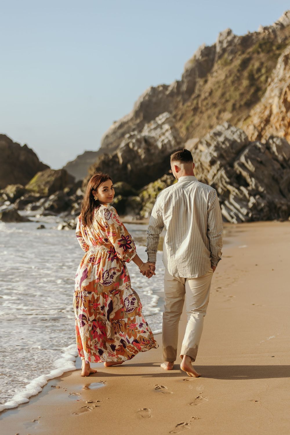 jo matos fotografia, sessão fotográfica de noivado, sessão fotográfica noivado na praia, sessão fotográfica Sintra, sessão na praia