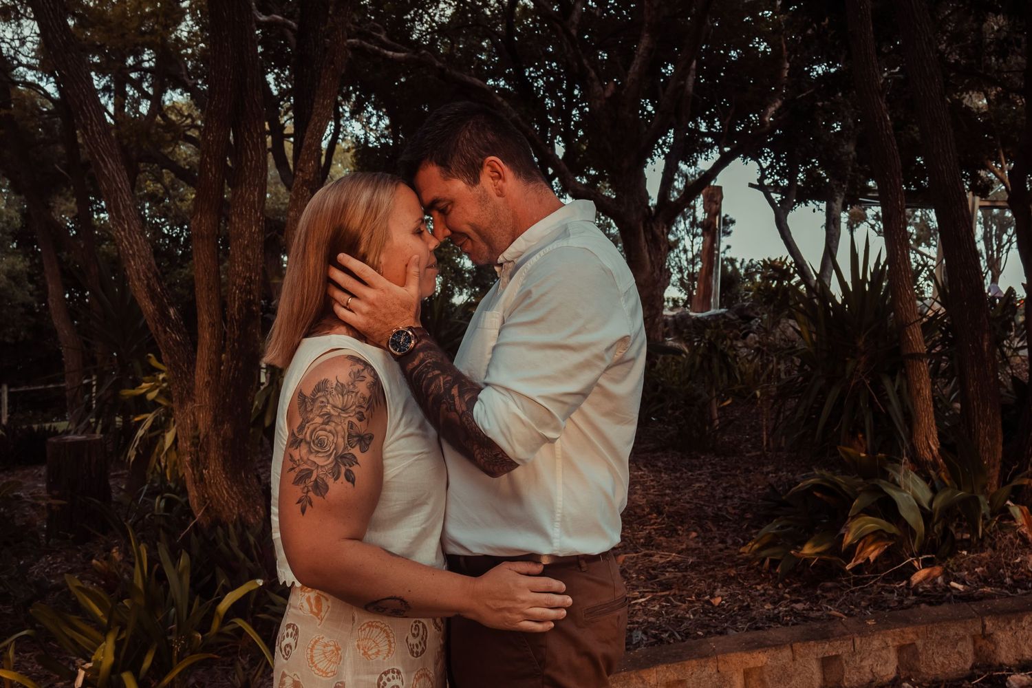 Intimate couples photography documenting genuine moments between two people in love